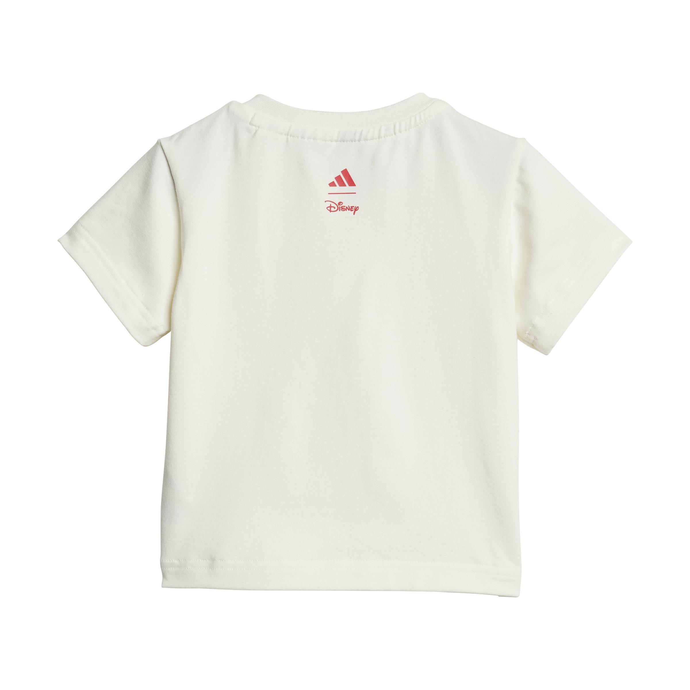 Kids Adidas X Disney Minnie Mouse T-Shirt Set, White, A901_ONE, large image number 5