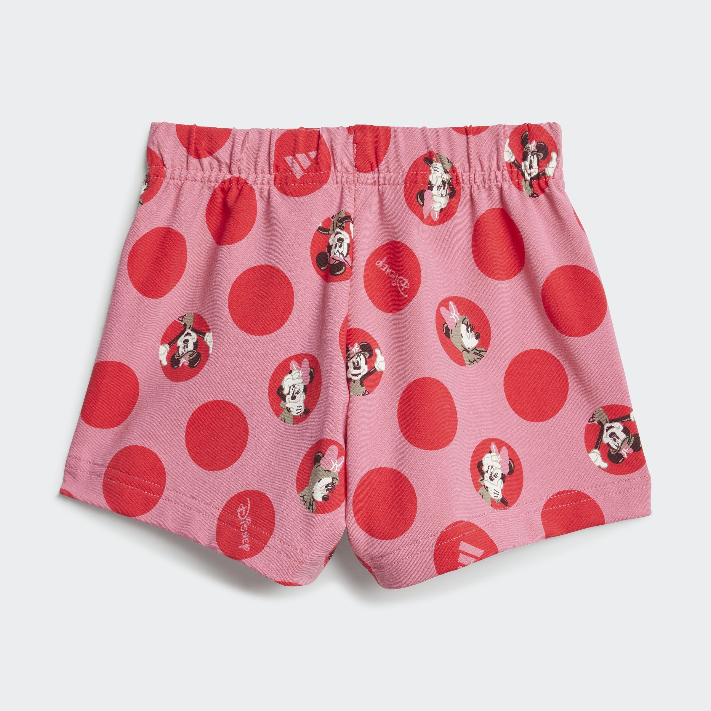 Kids Adidas X Disney Minnie Mouse T-Shirt Set, White, A901_ONE, large image number 7