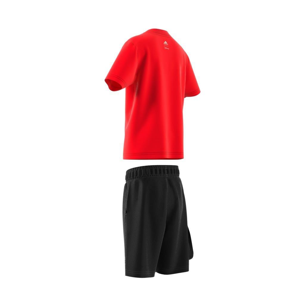 Kids Unisex adidas x Disney Mickey Mouse Tee Set, Red, A901_ONE, large image number 10