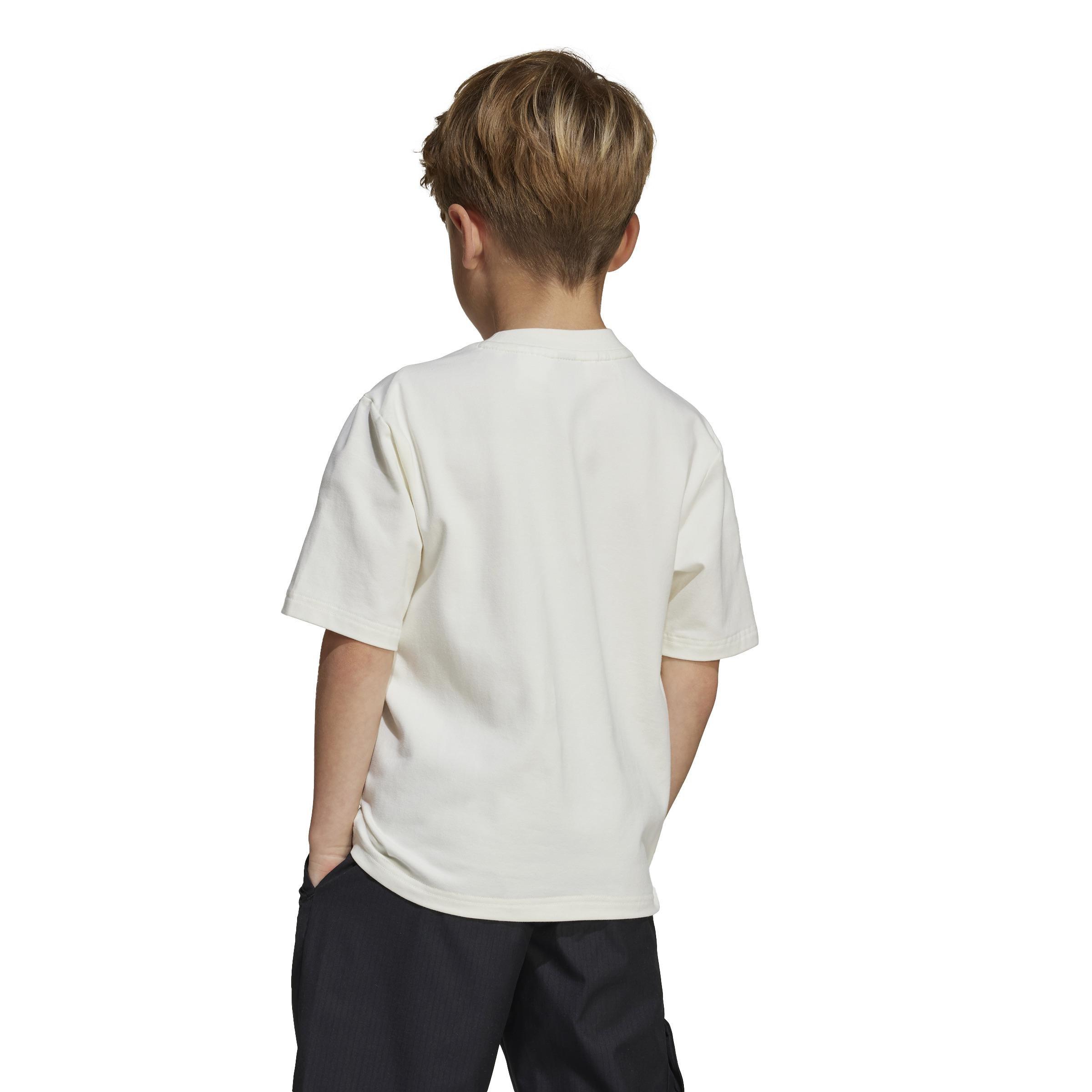 Kids Unisex adidas x Disney Mickey Mouse Tee, White, A901_ONE, large image number 2