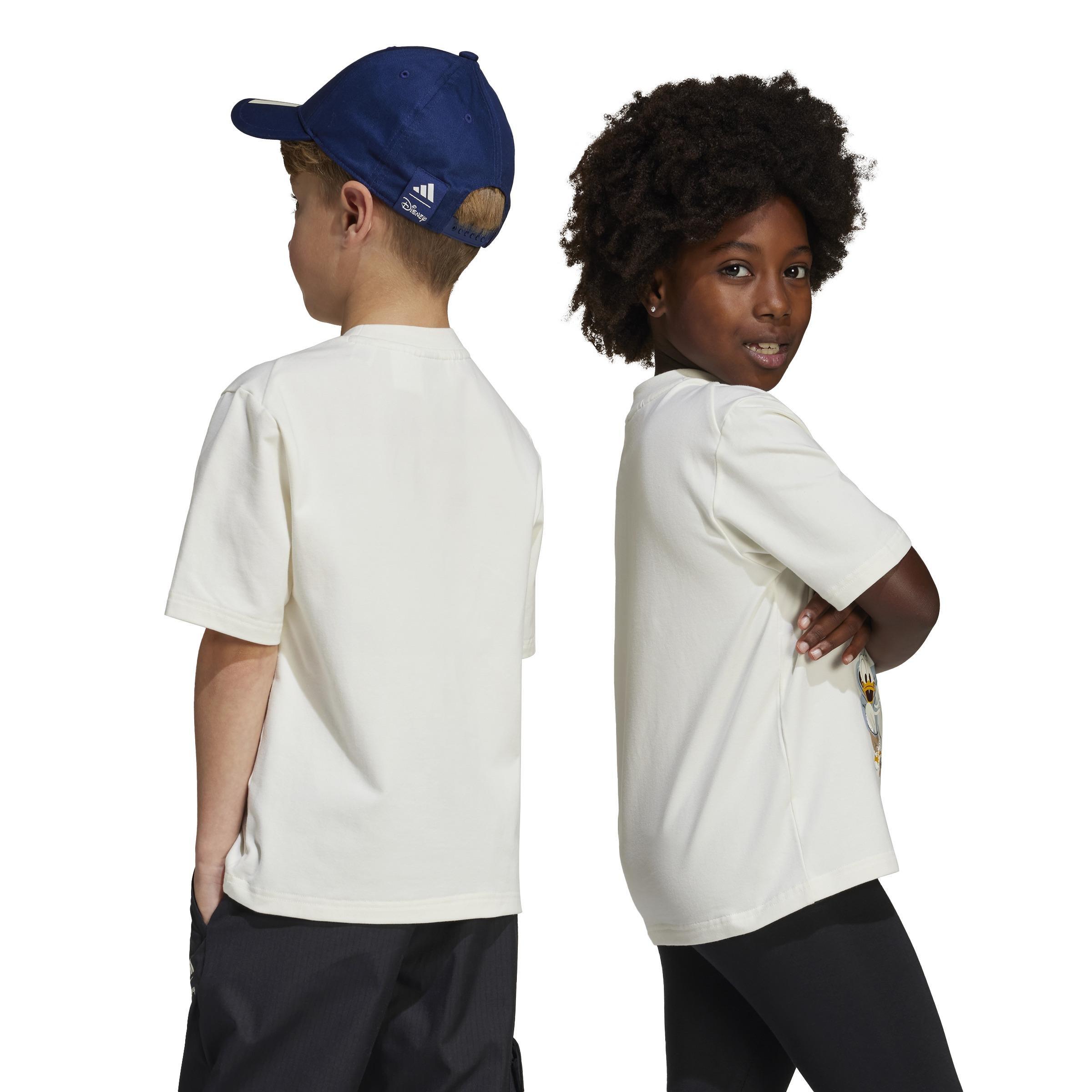 Kids Unisex adidas x Disney Mickey Mouse Tee, White, A901_ONE, large image number 3