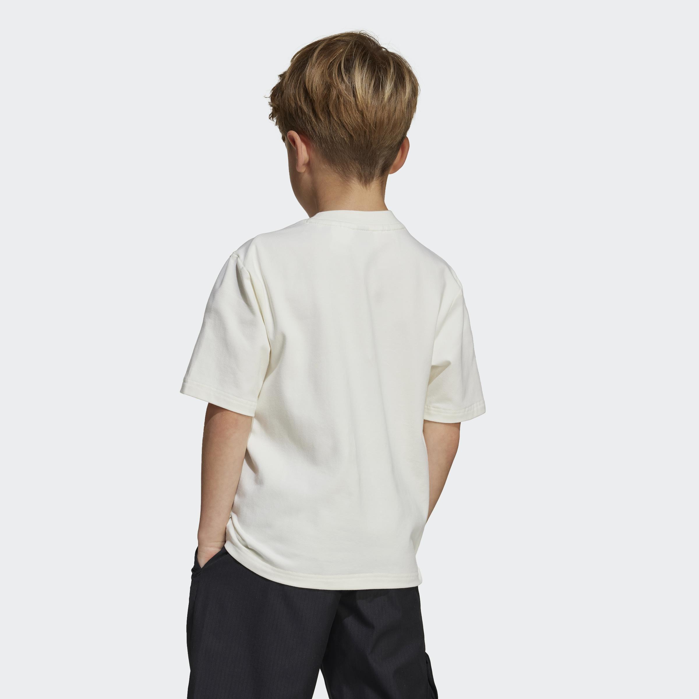 Kids Unisex adidas x Disney Mickey Mouse Tee, White, A901_ONE, large image number 4