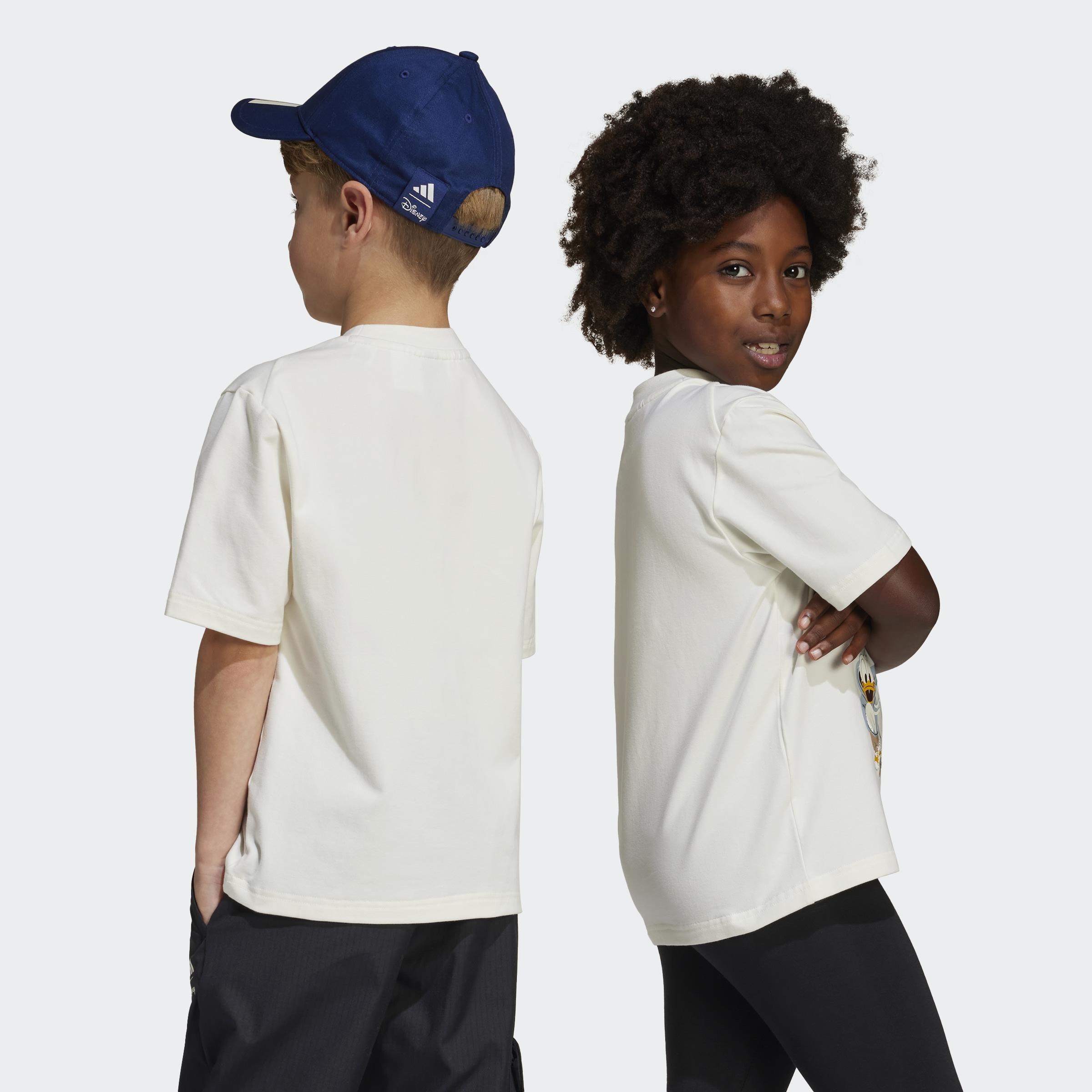 Kids Unisex adidas x Disney Mickey Mouse Tee, White, A901_ONE, large image number 5