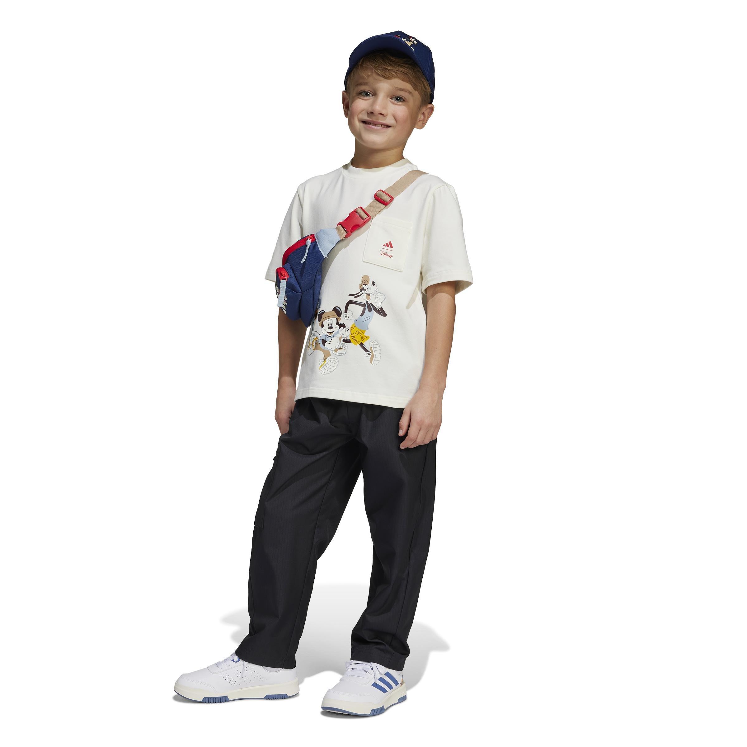 Kids Unisex adidas x Disney Mickey Mouse Tee, White, A901_ONE, large image number 13