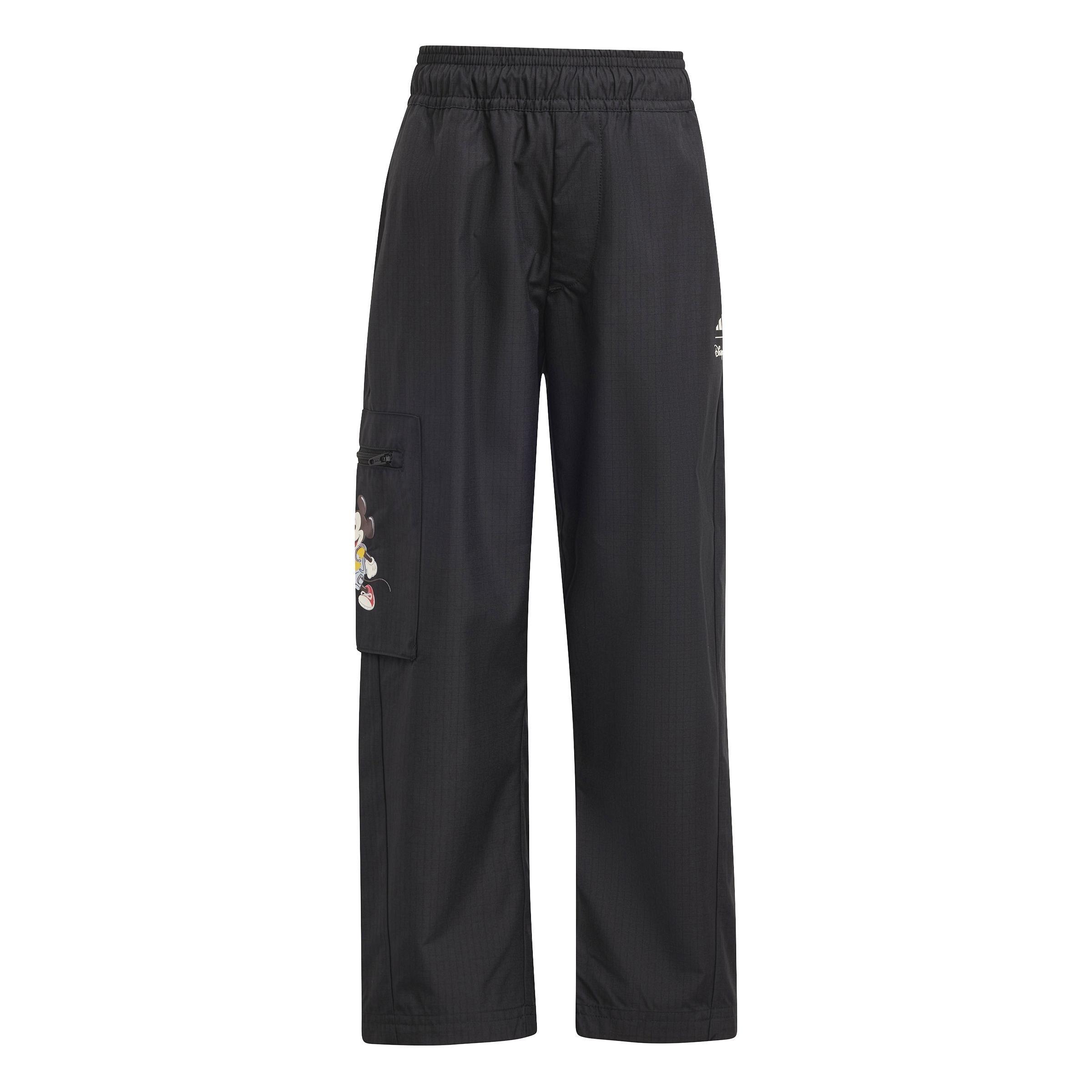 Kids Unisex Adidas Disney Mickey Mouse Pant, Black, A901_ONE, large image number 0