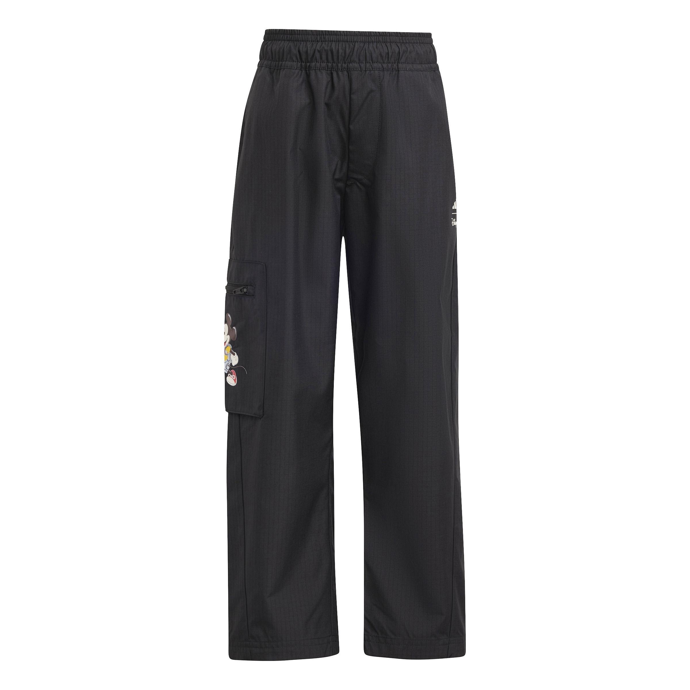 Kids Unisex Adidas Disney Mickey Mouse Pant, Black, A901_ONE, large image number 1