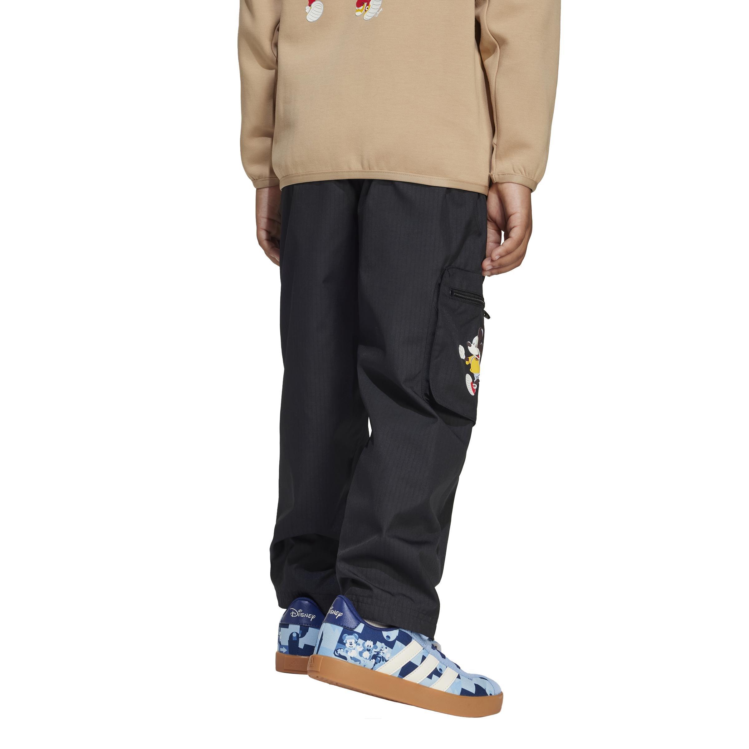 Kids Unisex Adidas Disney Mickey Mouse Pant, Black, A901_ONE, large image number 4