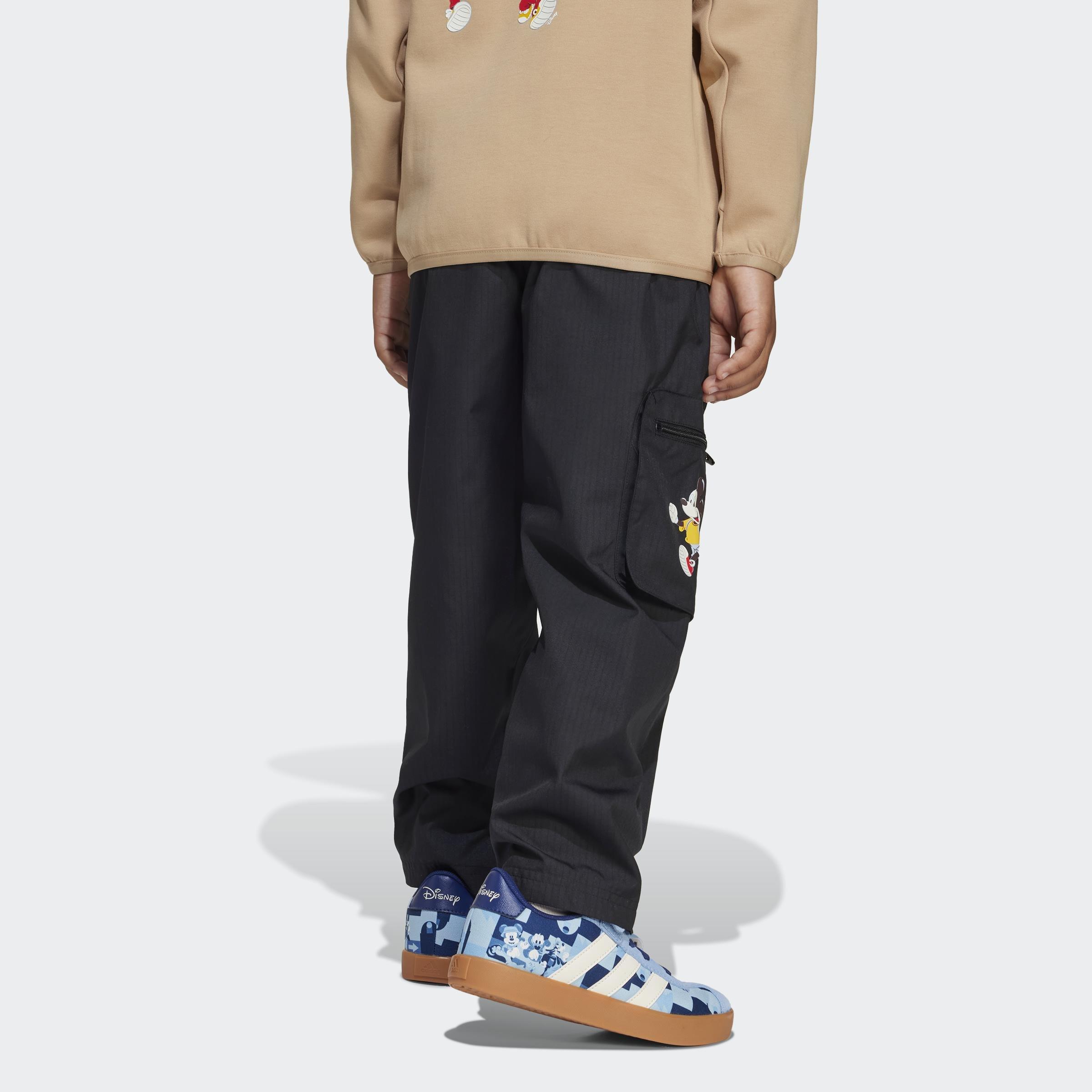 Kids Unisex Adidas Disney Mickey Mouse Pant, Black, A901_ONE, large image number 5