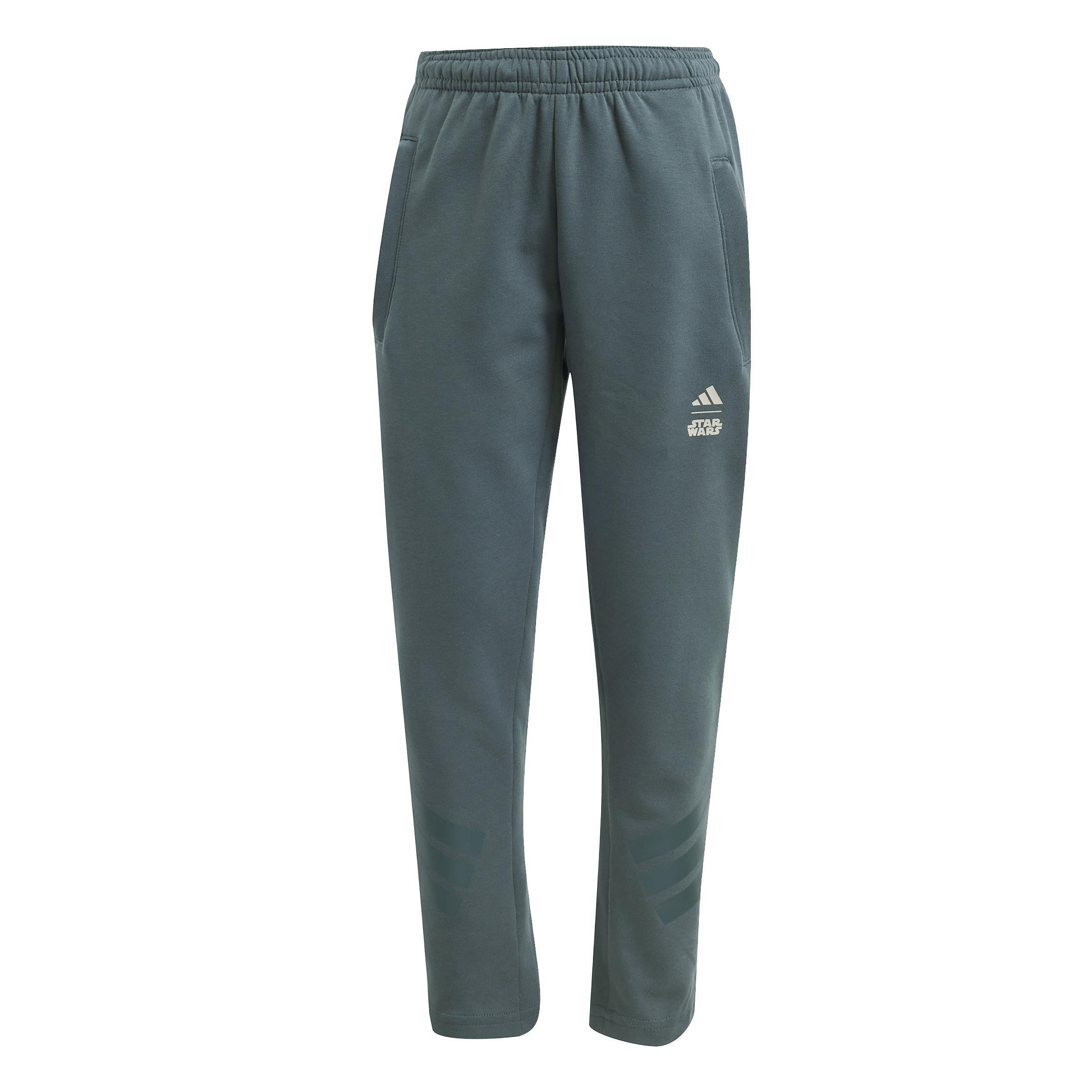 Kids Unisex adidas x Star Wars The Mandalorian Joggers, Green, A901_ONE, large image number 0