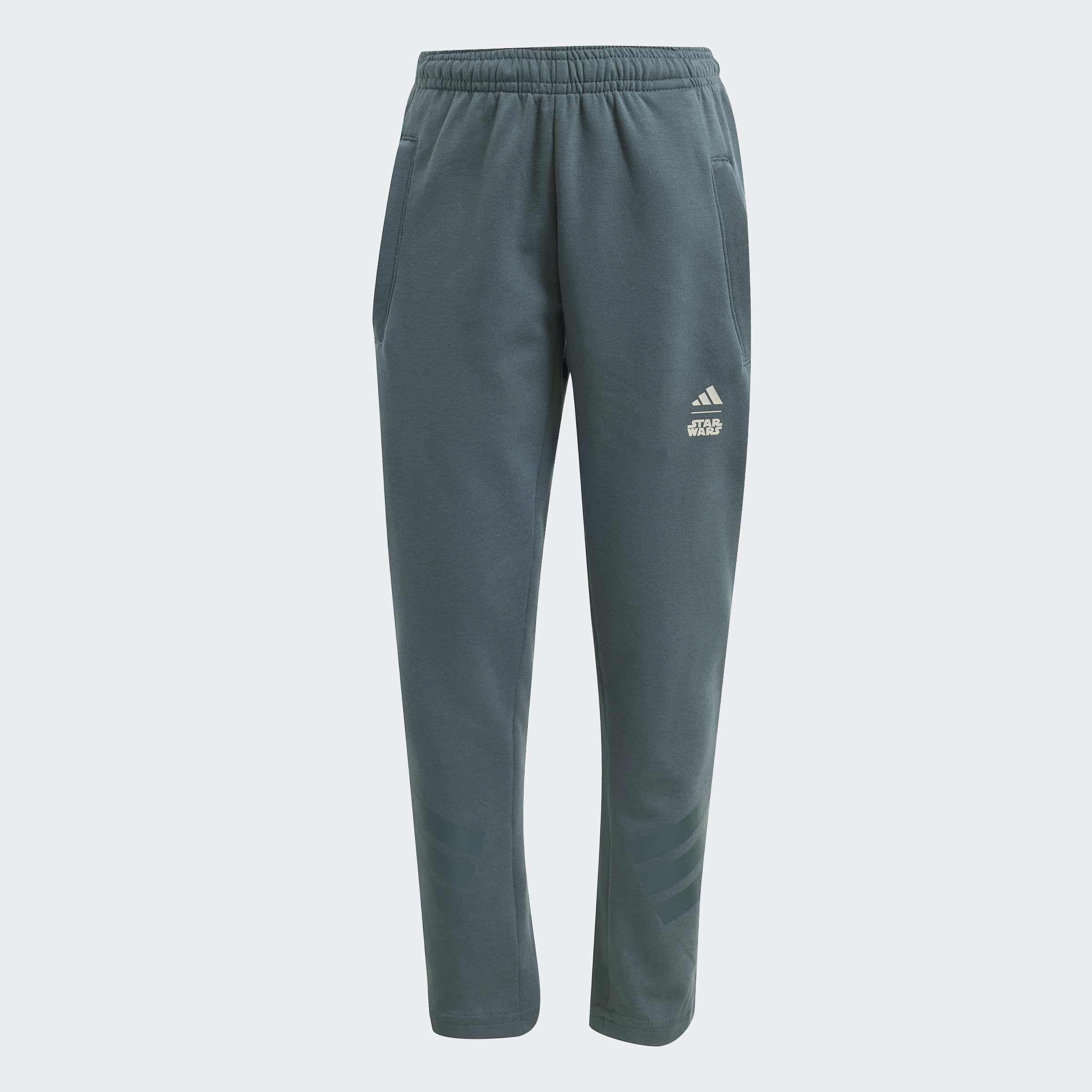 Kids Unisex adidas x Star Wars The Mandalorian Joggers, Green, A901_ONE, large image number 1