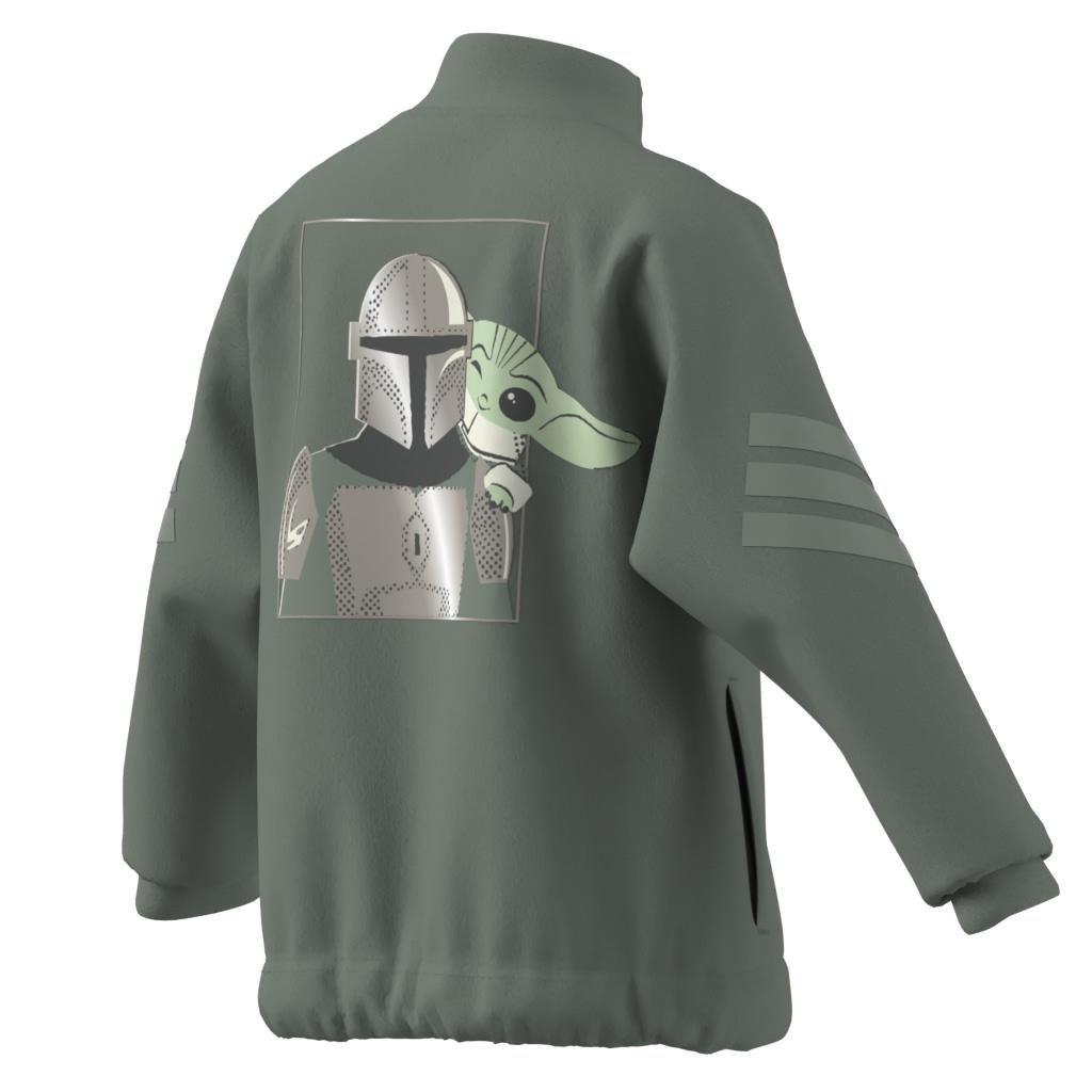 Kids Unisex Star Wars Mandalorian Track Top, Green, A901_ONE, large image number 10