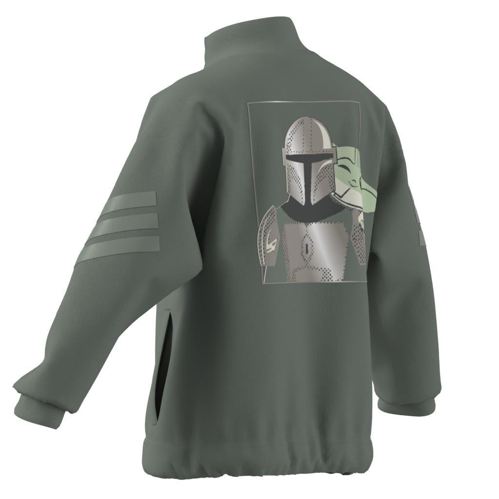 Kids Unisex Star Wars Mandalorian Track Top, Green, A901_ONE, large image number 13