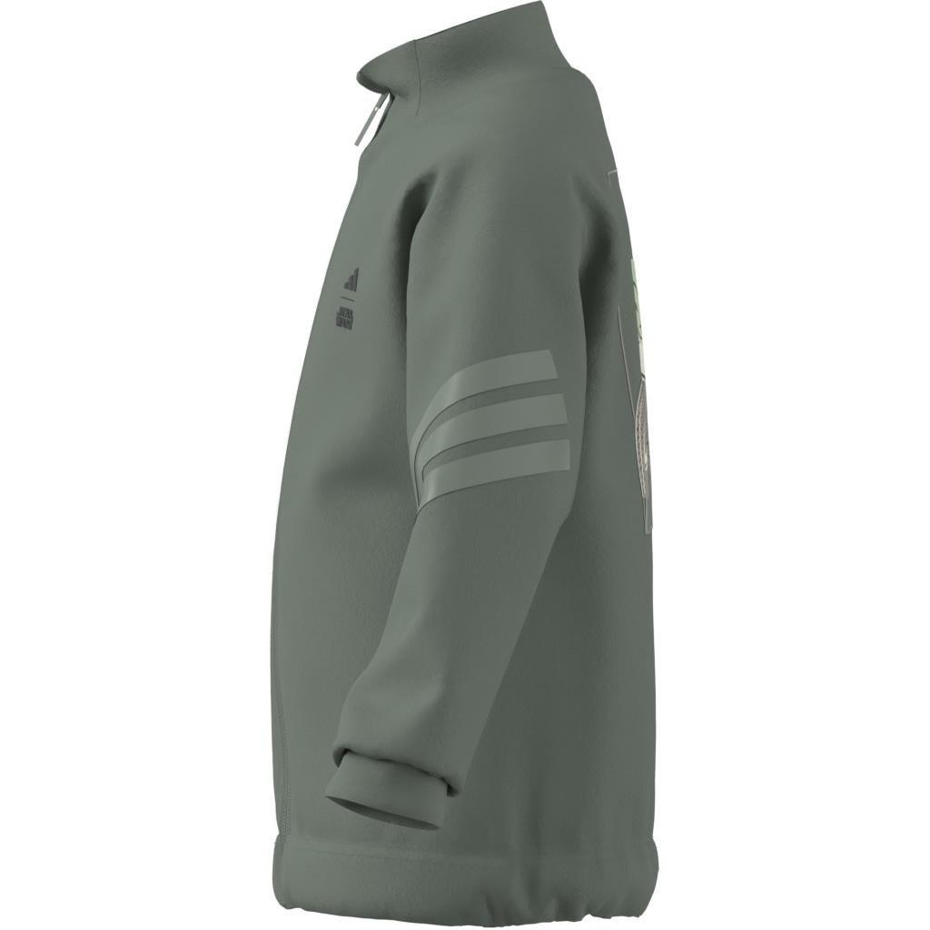 Kids Unisex Star Wars Mandalorian Track Top, Green, A901_ONE, large image number 14