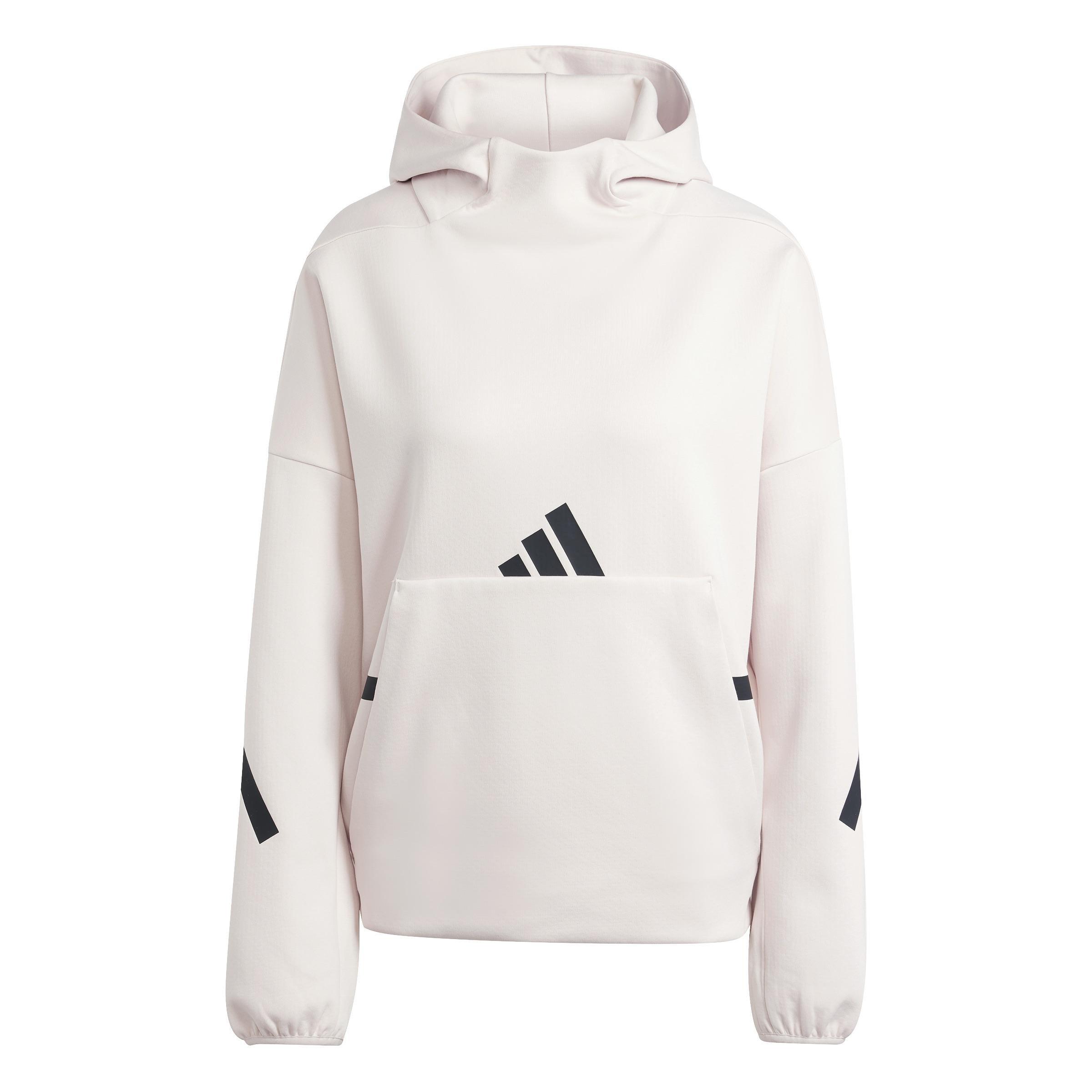 adidas Z.N.E. Hooded Sweatshirt, Pink, A901_ONE, large image number 0