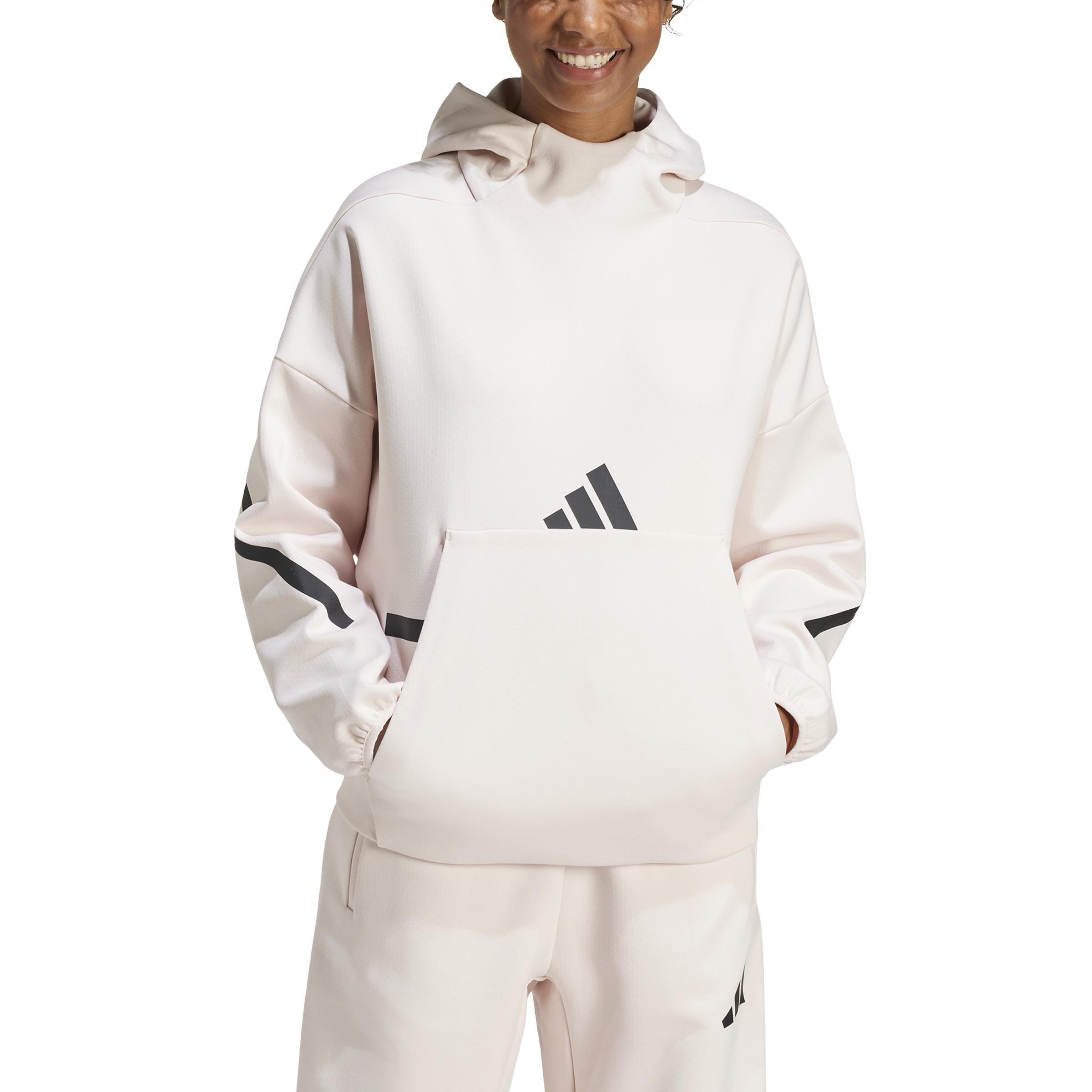 adidas Z.N.E. Hooded Sweatshirt, Pink, A901_ONE, large image number 1