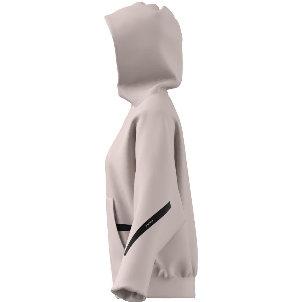 adidas Z.N.E. Hooded Sweatshirt, Pink, A901_ONE, large image number 10