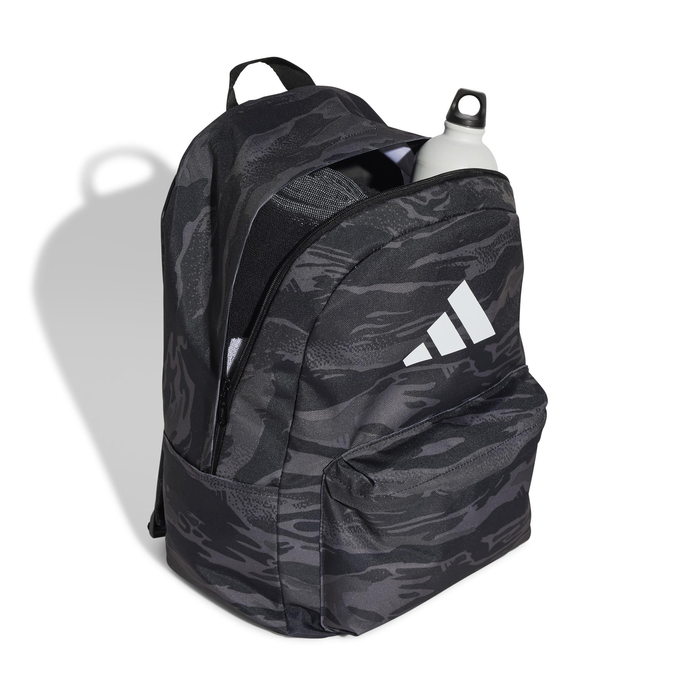 Unisex Classic Graphic Backpack, Grey, A901_ONE, large image number 1