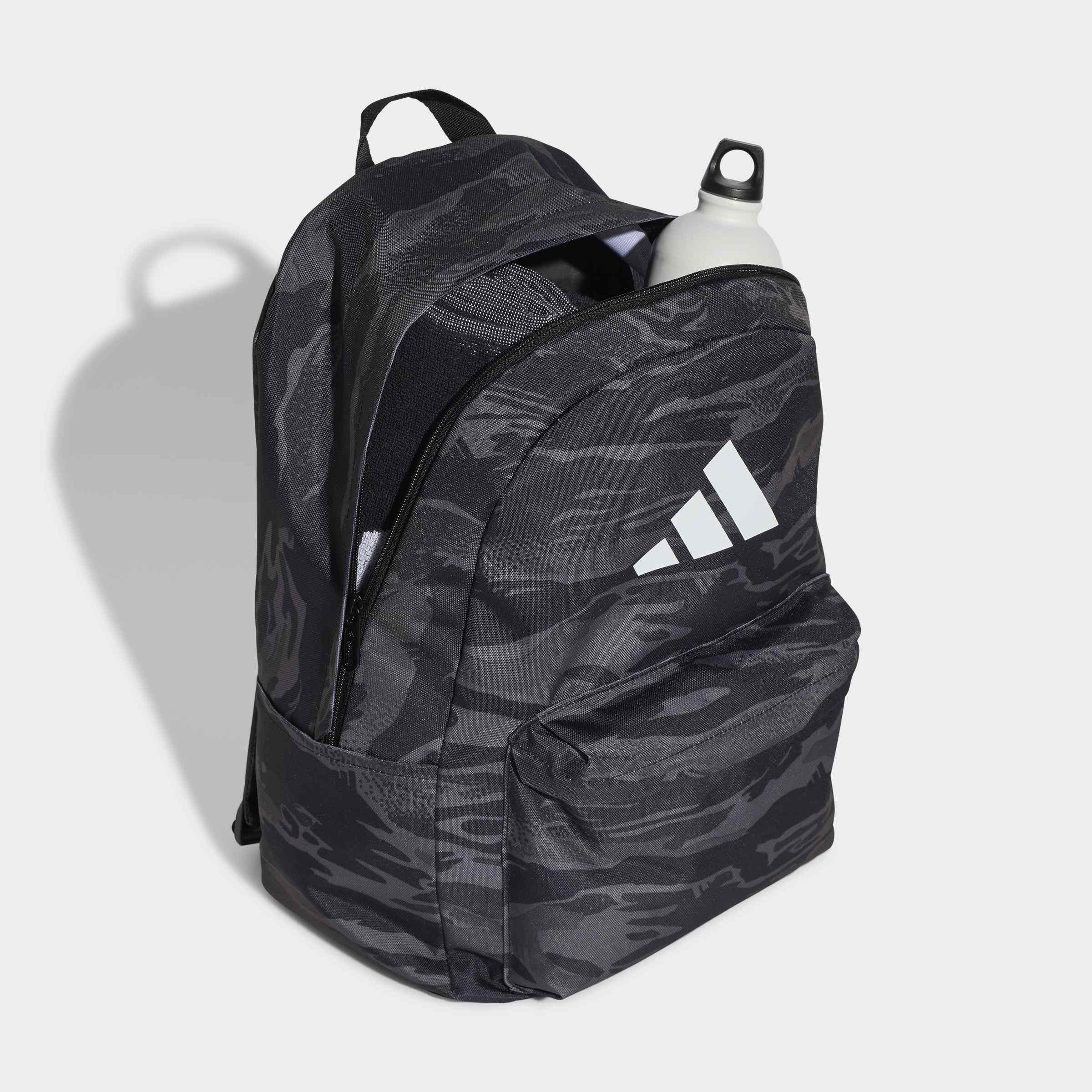 Unisex Classic Graphic Backpack, Grey, A901_ONE, large image number 3