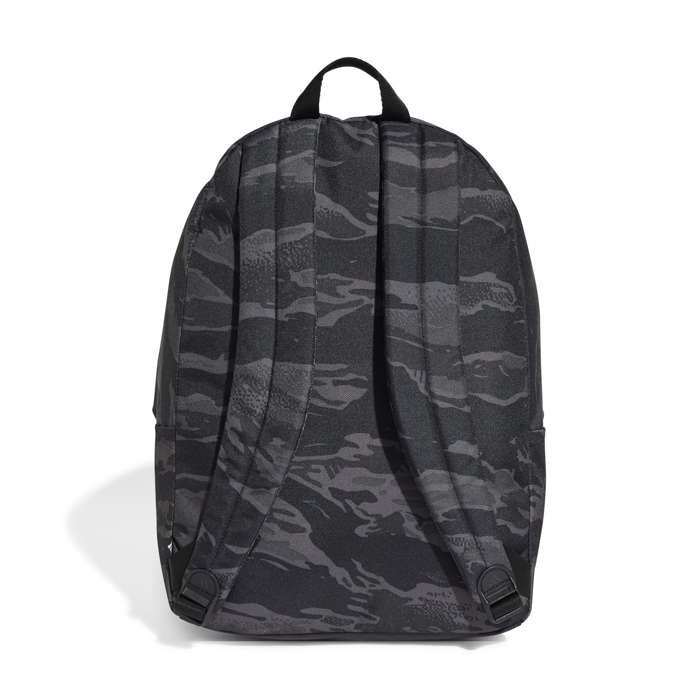 Unisex Classic Graphic Backpack, Grey, A901_ONE, large image number 6