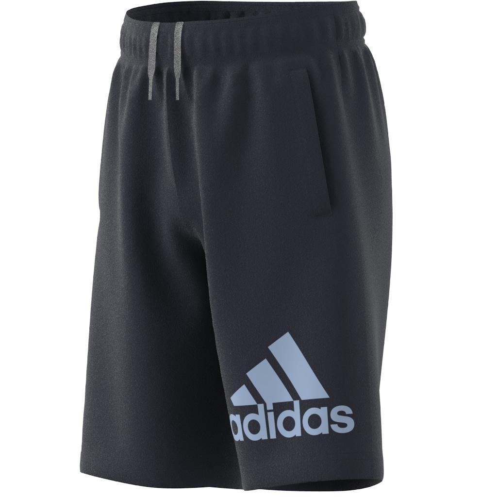 Unisex Kids Essentials Big Logo Cotton Shorts, Blue, A901_ONE, large image number 6