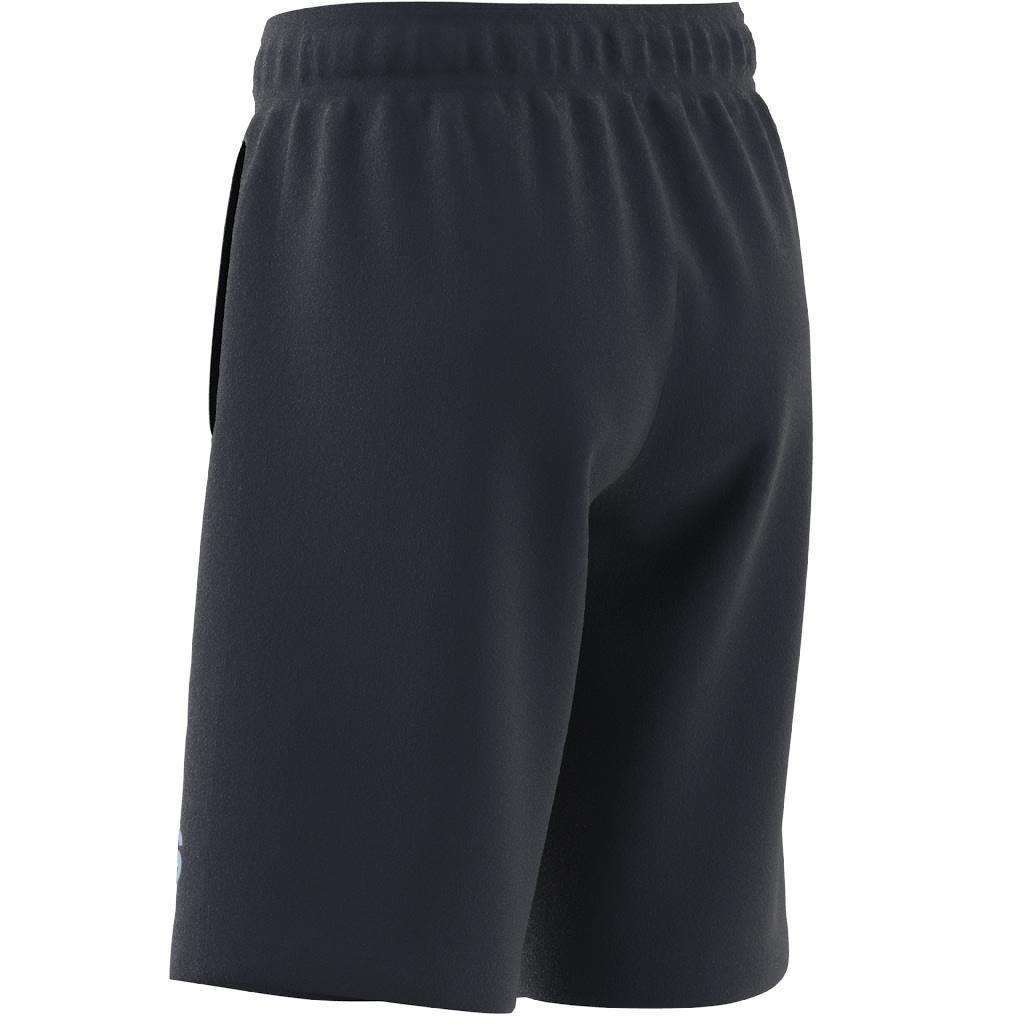 Unisex Kids Essentials Big Logo Cotton Shorts, Blue, A901_ONE, large image number 11