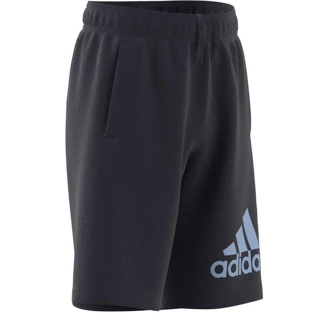 Unisex Kids Essentials Big Logo Cotton Shorts, Blue, , large image number 12