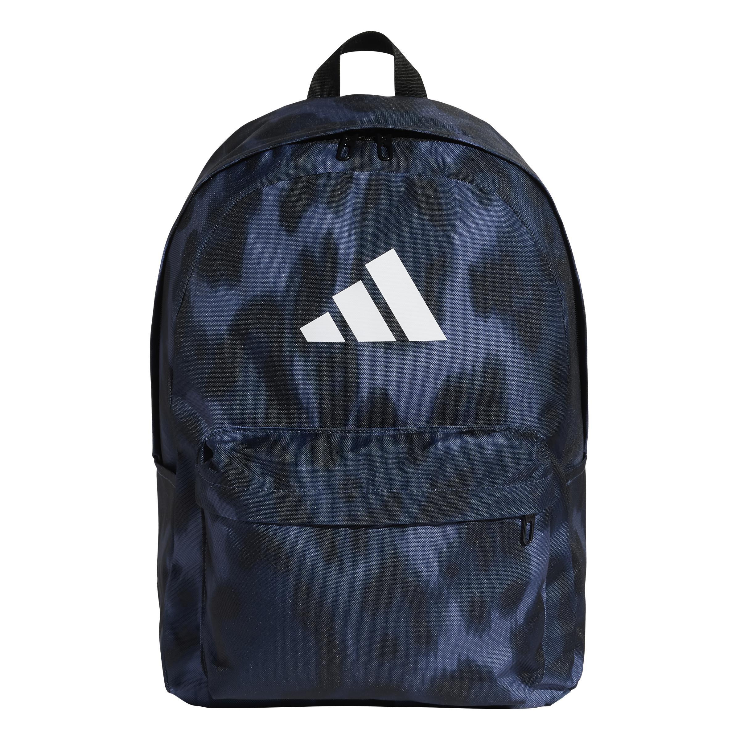 Animal-Print Classic Backpack, Blue