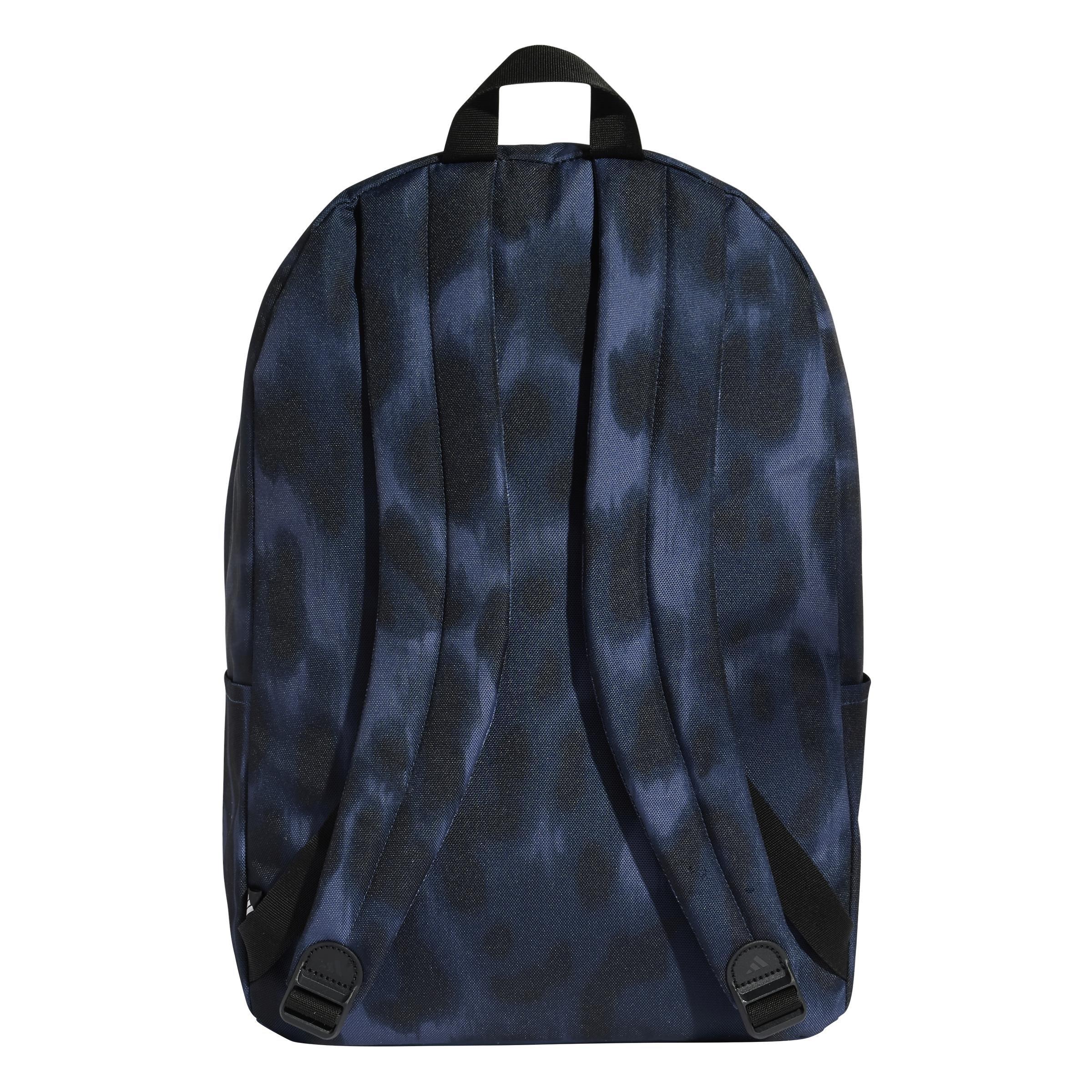 Animal-Print Classic Backpack, Blue, A901_ONE, large image number 6