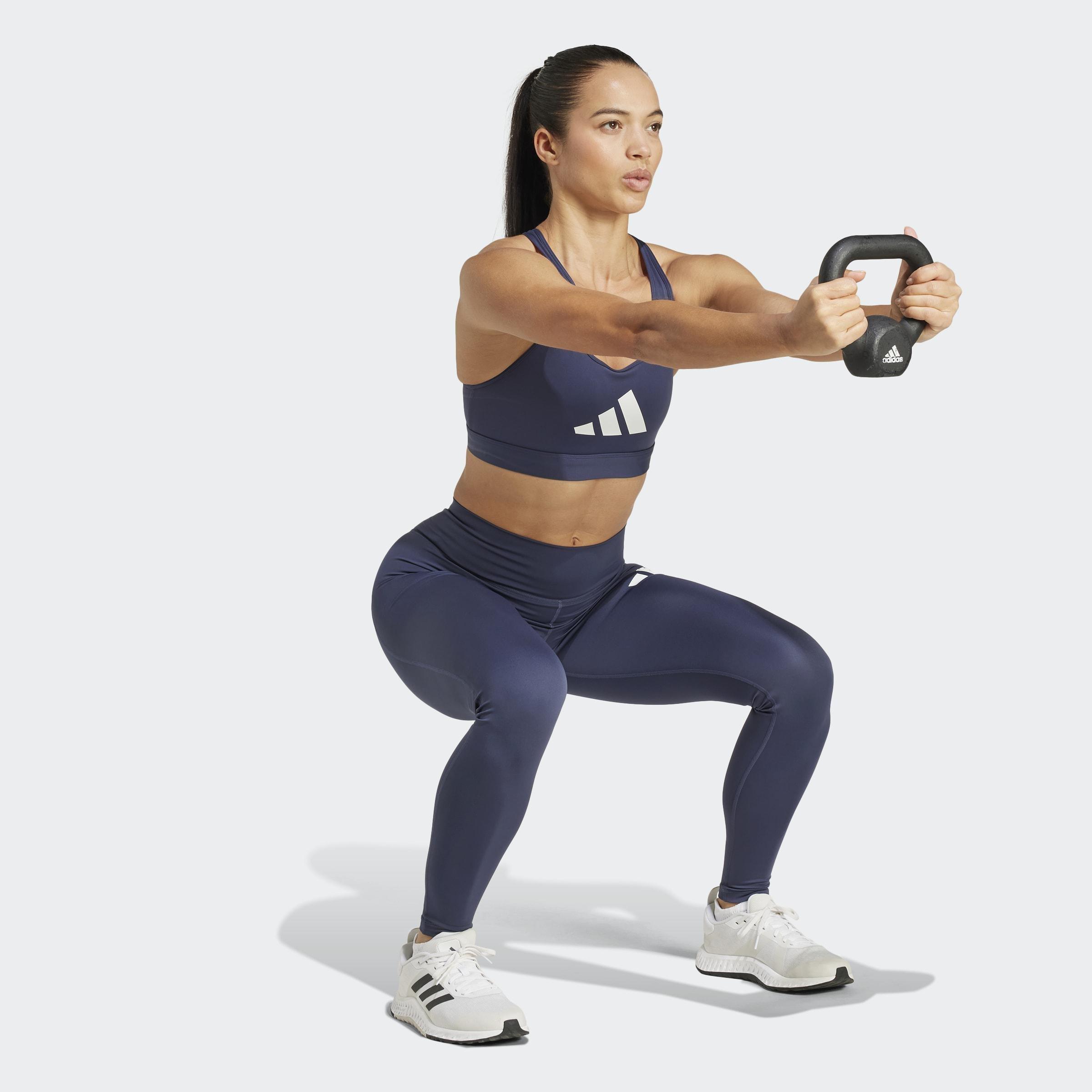 Train Essentials Big Logo Full-Length Leggings, Blue, A901_ONE, large image number 13