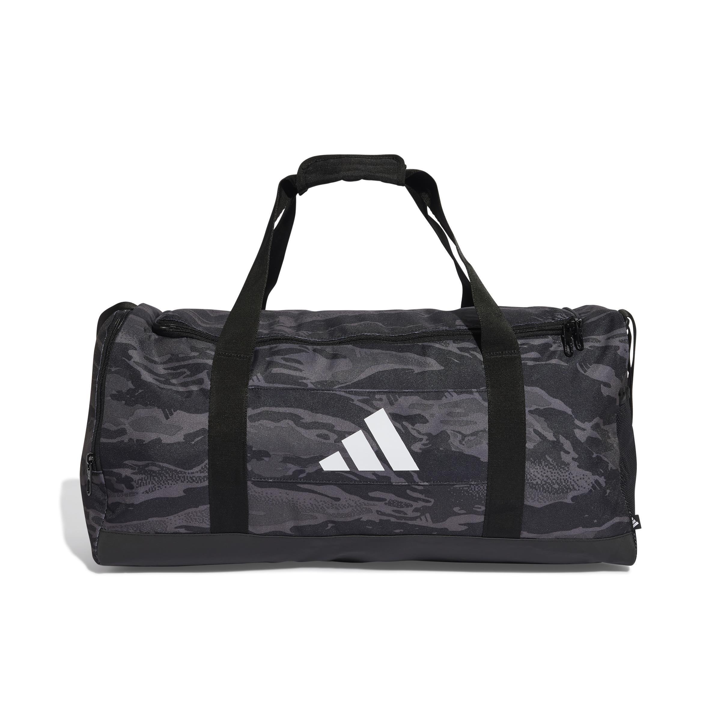 Unisex Linear Camo Duffel Medium, Grey, A901_ONE, large image number 1
