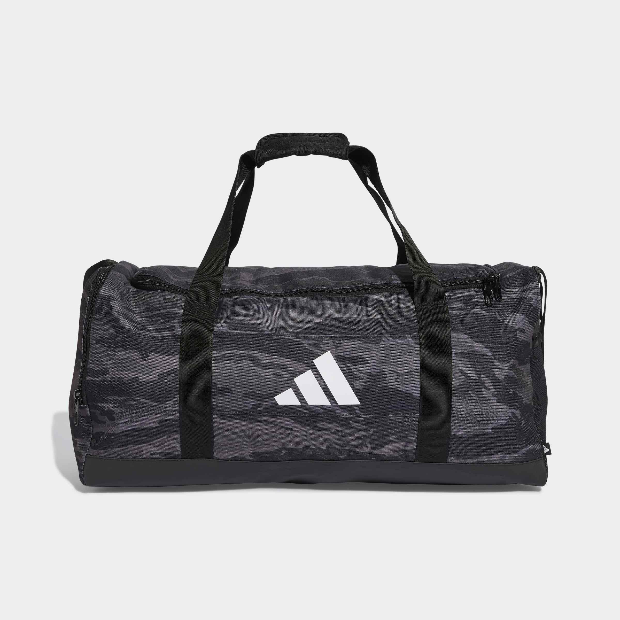 Unisex Linear Camo Duffel Medium, Grey, A901_ONE, large image number 4