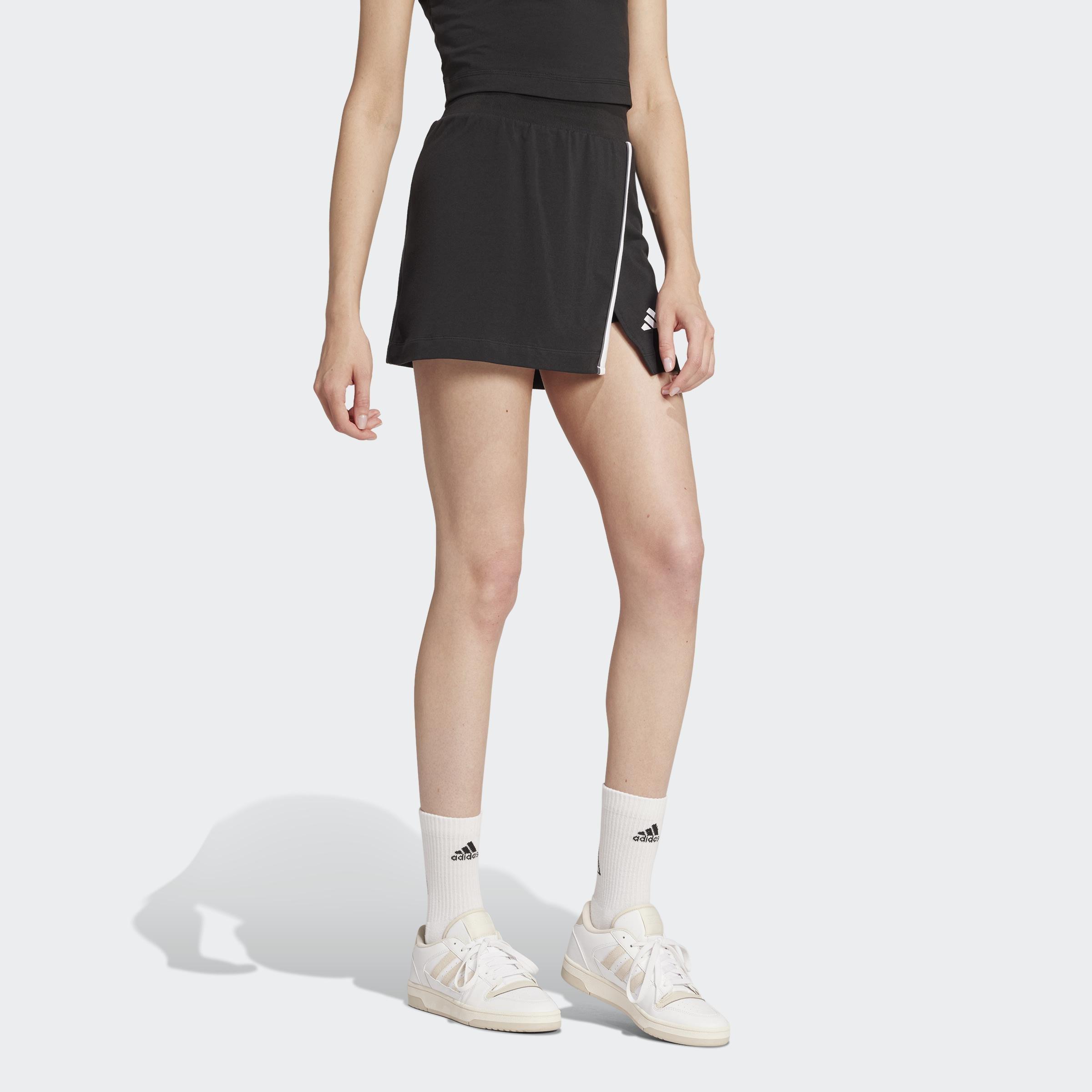 Essentials Color-Pop Cotton Skort, Black, A901_ONE, large image number 12