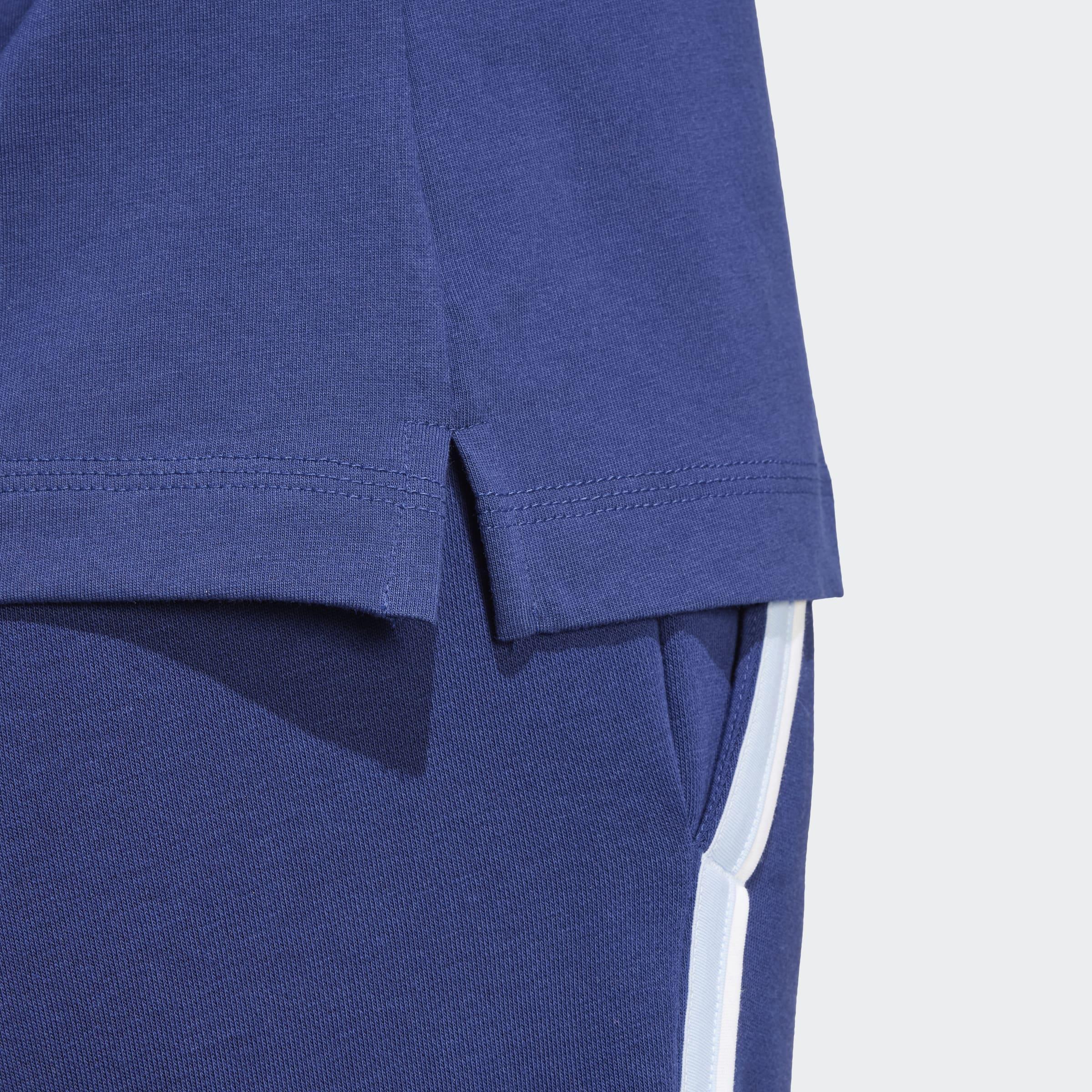 Essentials Color Pop Cotton T-Shirt, Blue, A901_ONE, medium