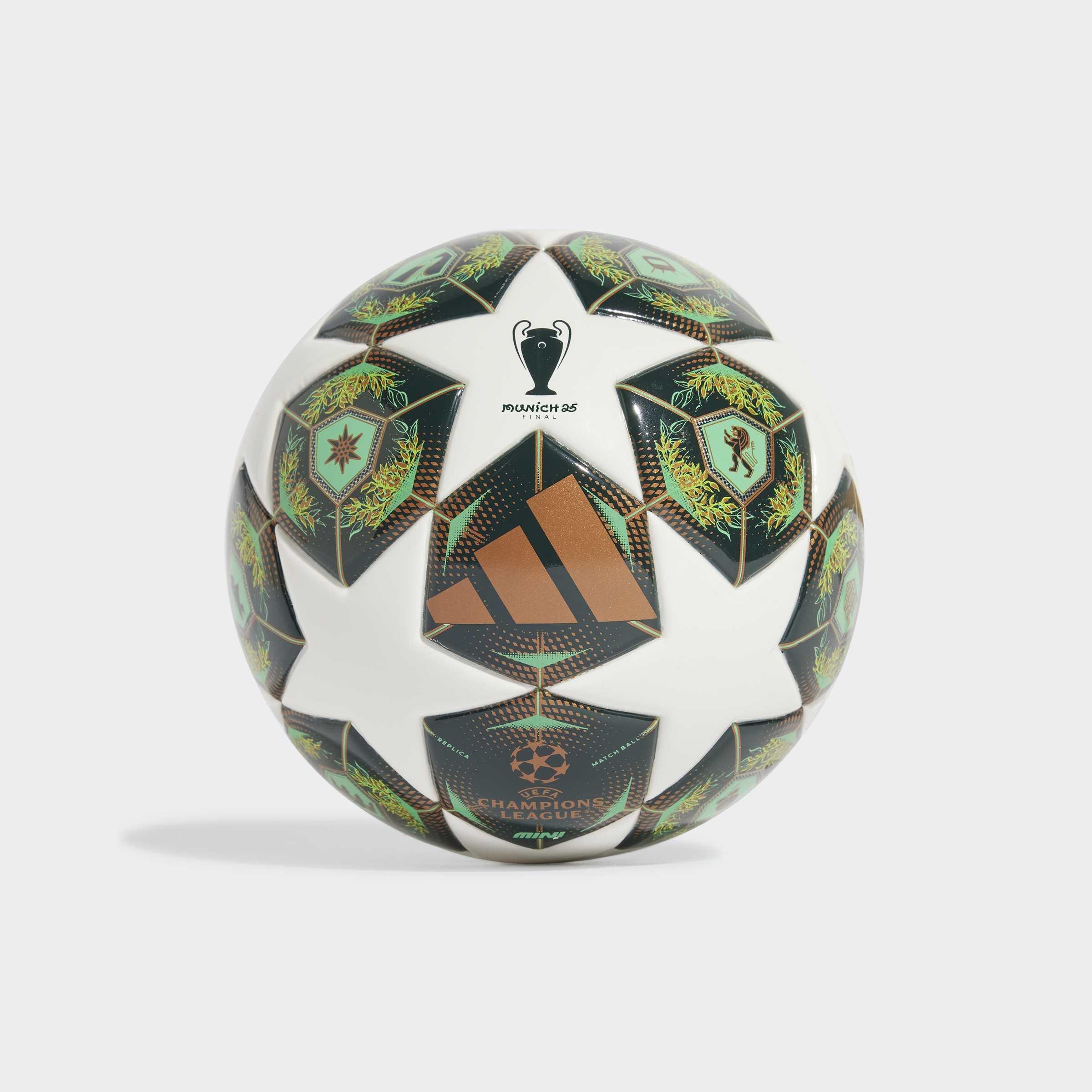 UCL 24/25 Knockout Stages Mini Ball, White, A901_ONE, large image number 1