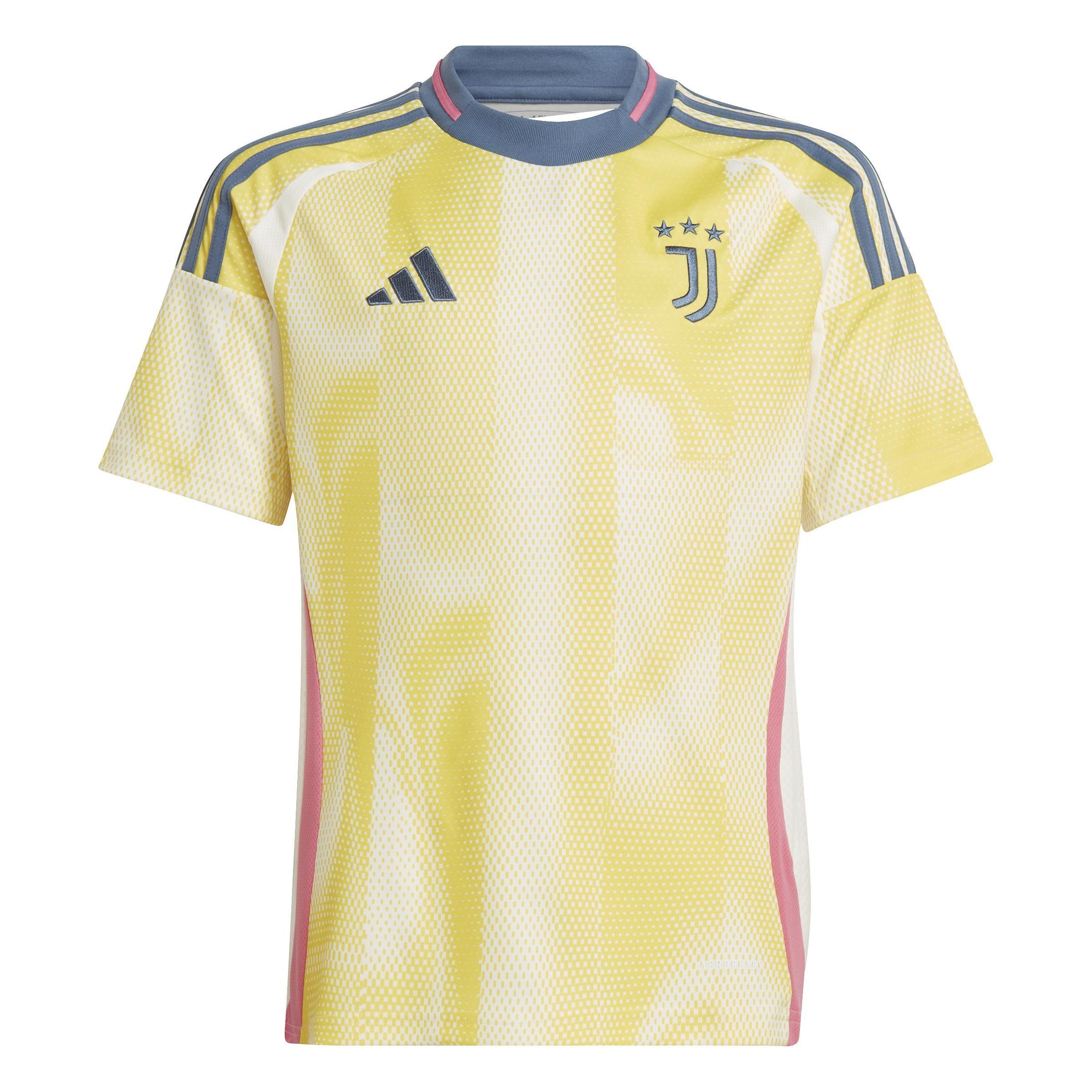 Unisex Kids Juventus 24/25 Away Jersey, Yellow