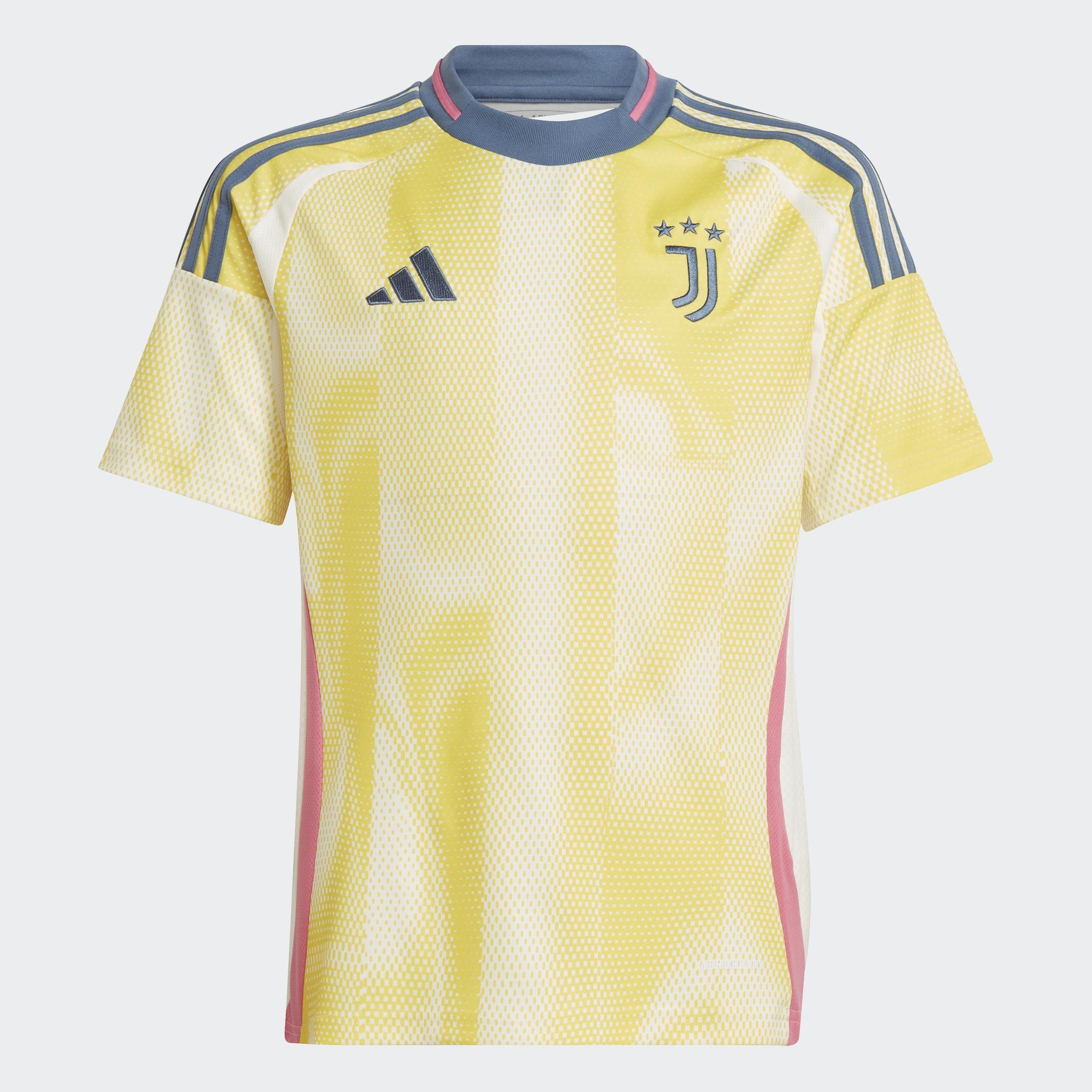 Unisex Kids Juventus 24/25 Away Jersey, Yellow, A901_ONE, large image number 2