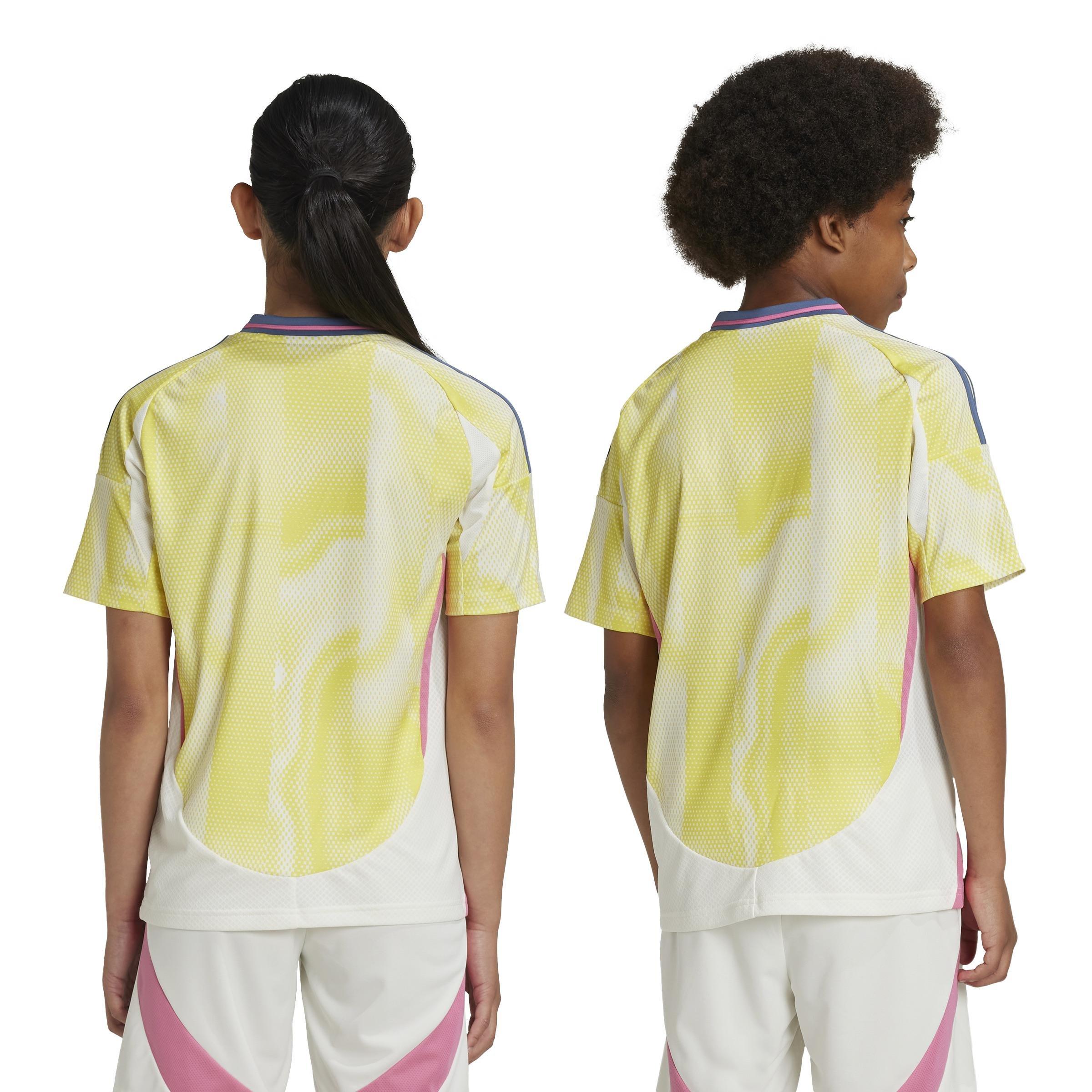 Unisex Kids Juventus 24/25 Away Jersey, Yellow, A901_ONE, large image number 3