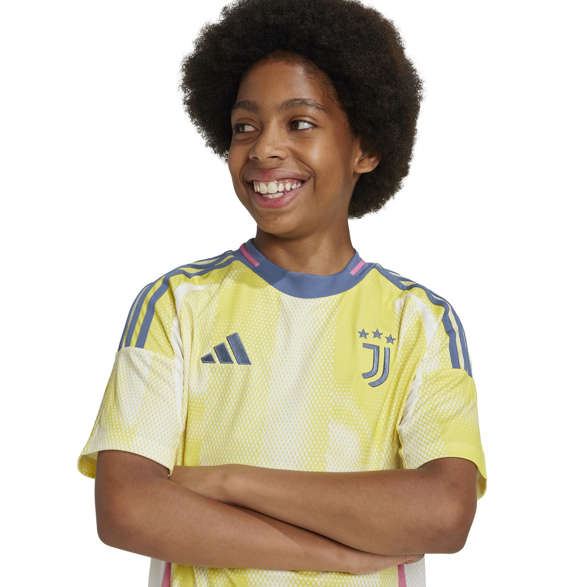 Unisex Kids Juventus 24/25 Away Jersey, Yellow, A901_ONE, large image number 8