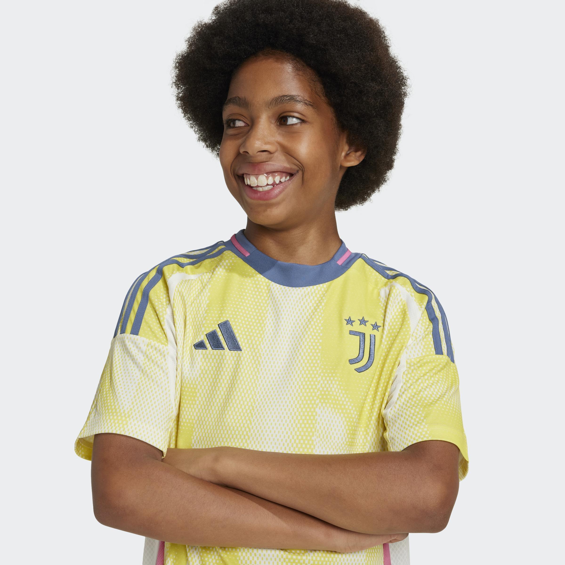 Unisex Kids Juventus 24/25 Away Jersey, Yellow, A901_ONE, large image number 10