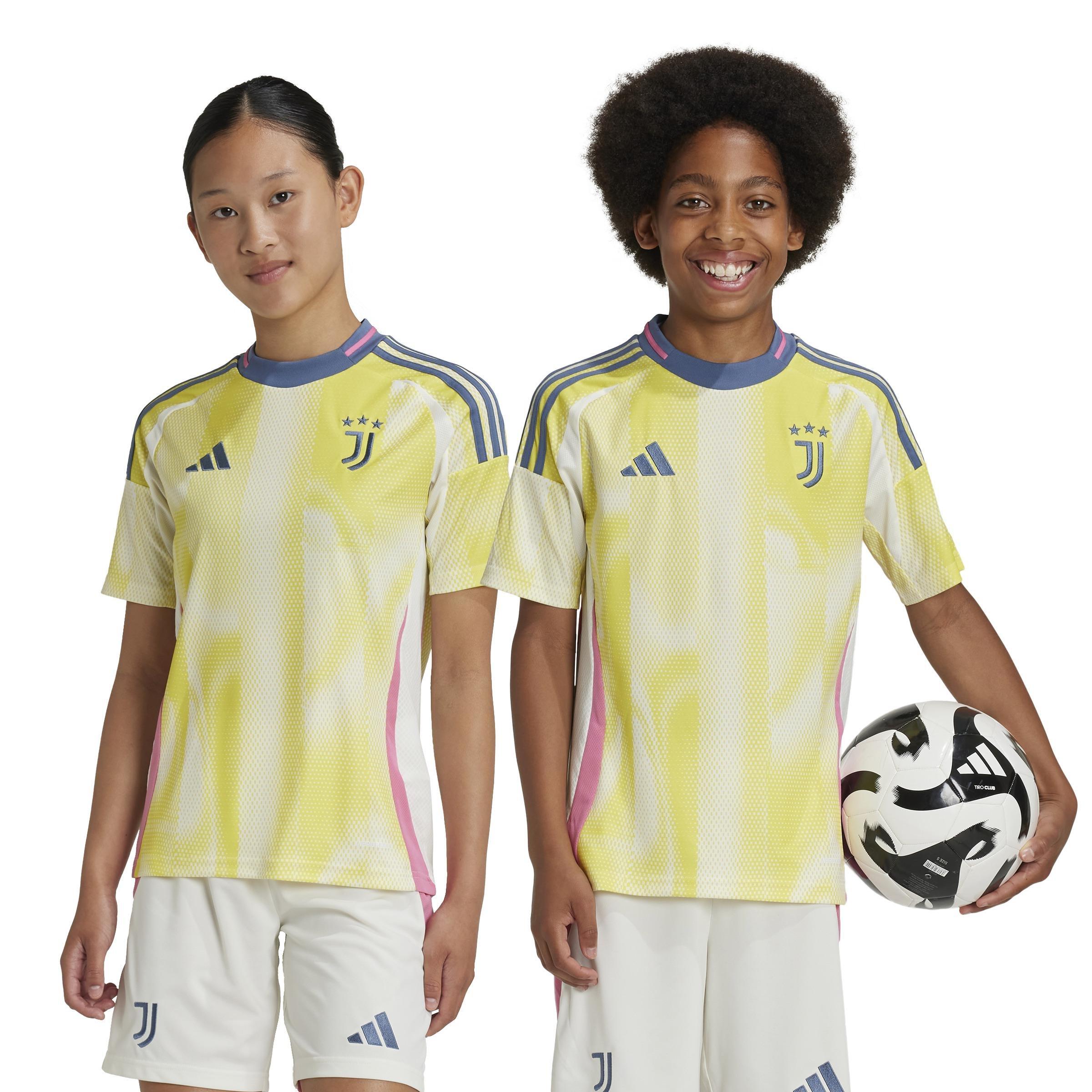 Unisex Kids Juventus 24/25 Away Jersey, Yellow, A901_ONE, large image number 11