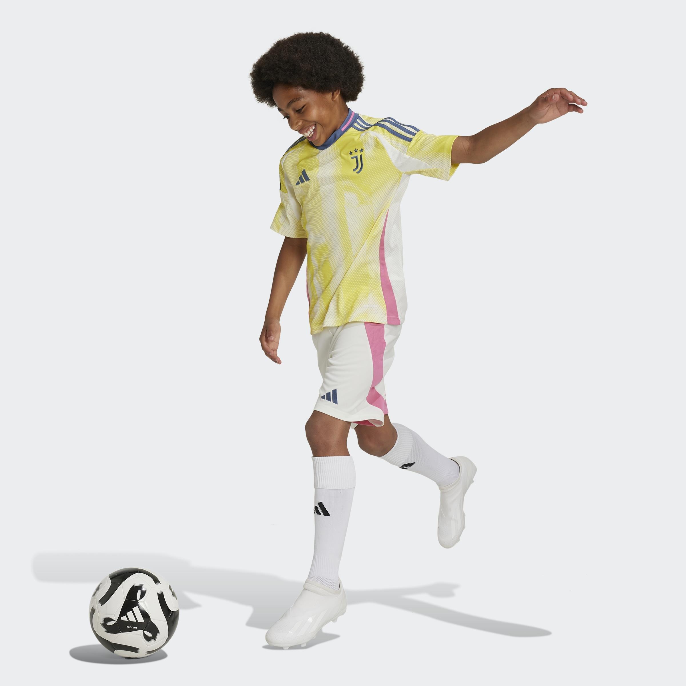 Unisex Kids Juventus 24/25 Away Jersey, Yellow, A901_ONE, large image number 13