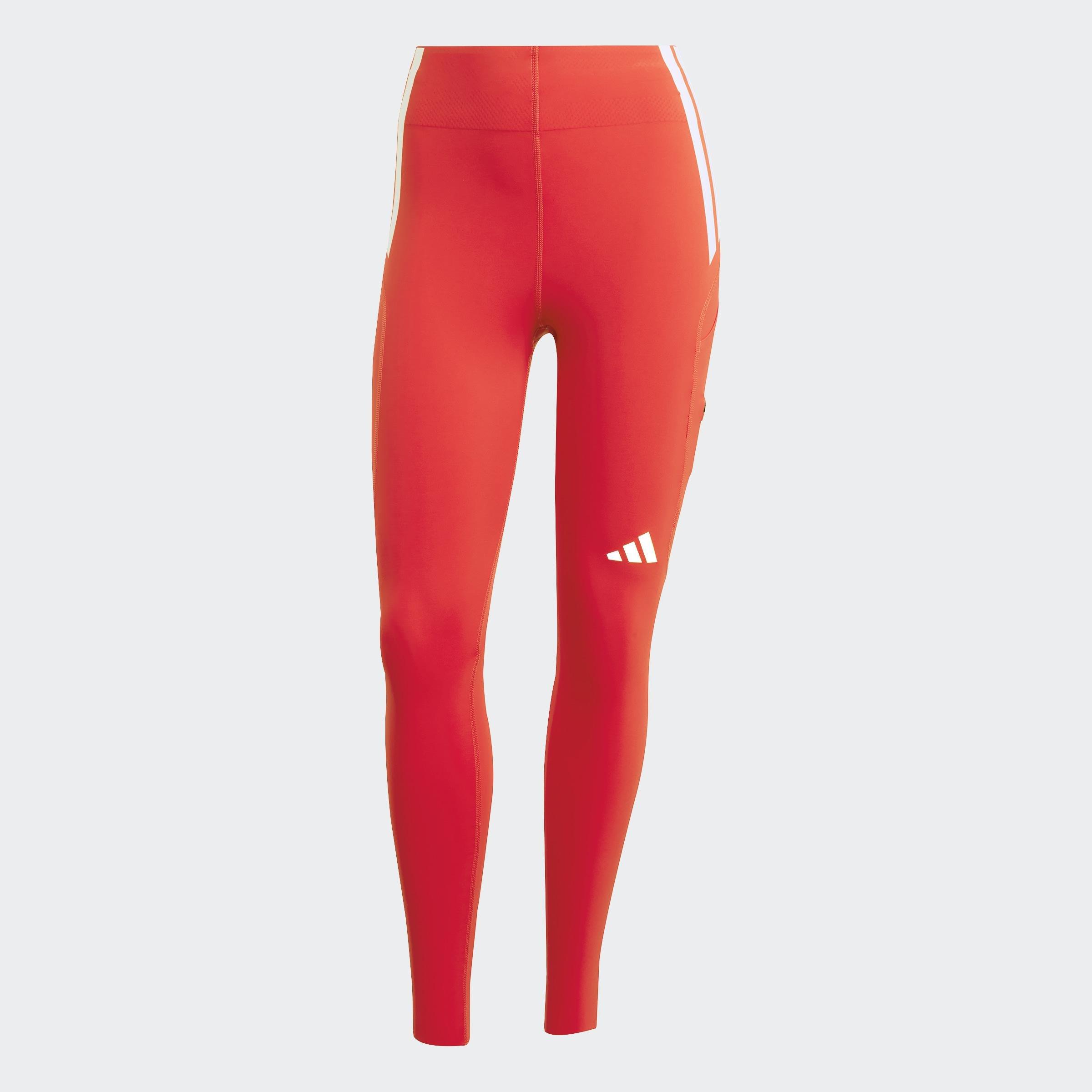 Adizero Full Length Leggings, Red, A901_ONE, large image number 1