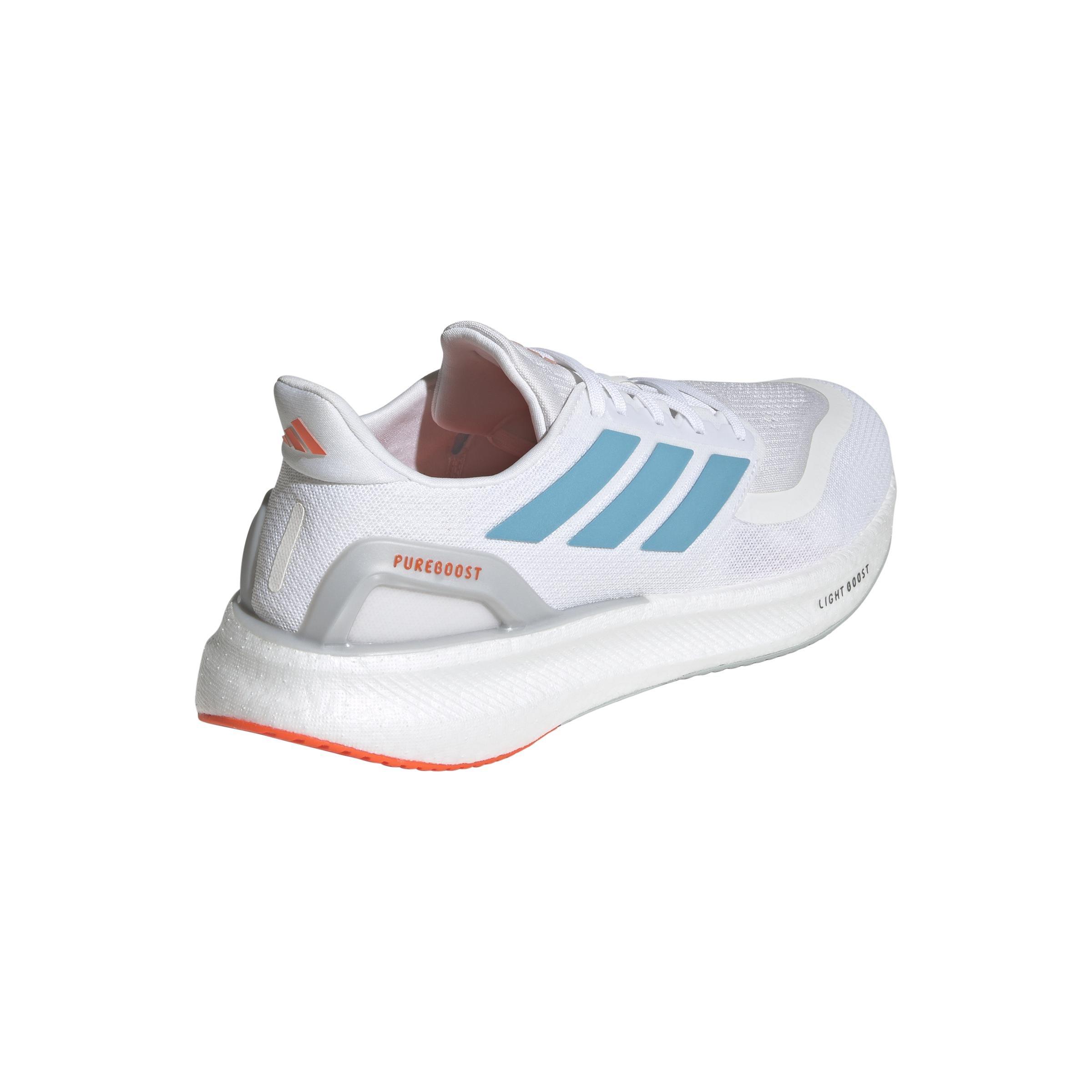 Pureboost 5 Running Shoes, White, A901_ONE, large image number 6