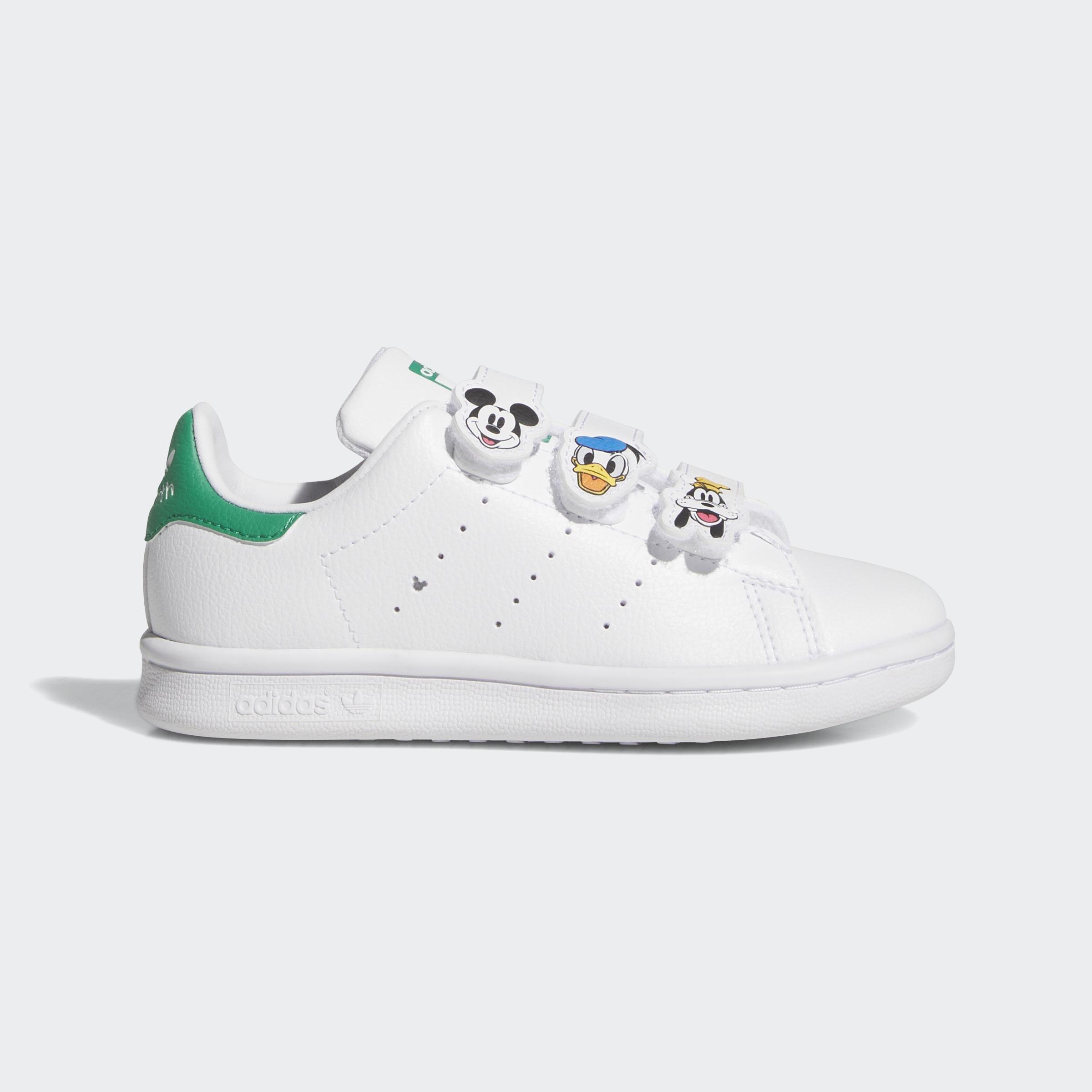 Kids Unisex Adidas Disney Stan Smith Comfort Closure Shoes, White