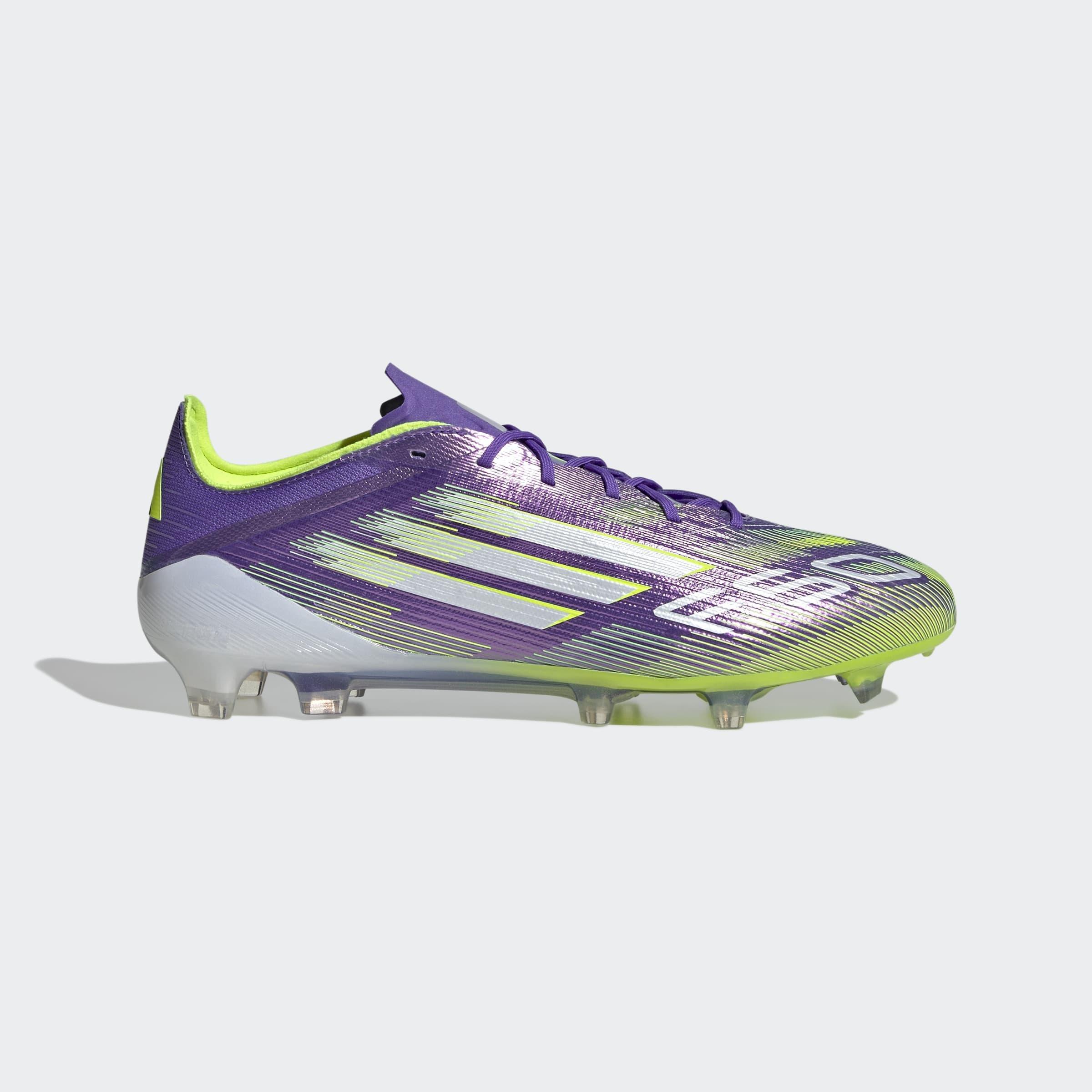 Unisex F50 Elite Firm Ground Boots, Purple, A901_ONE, large image number 0