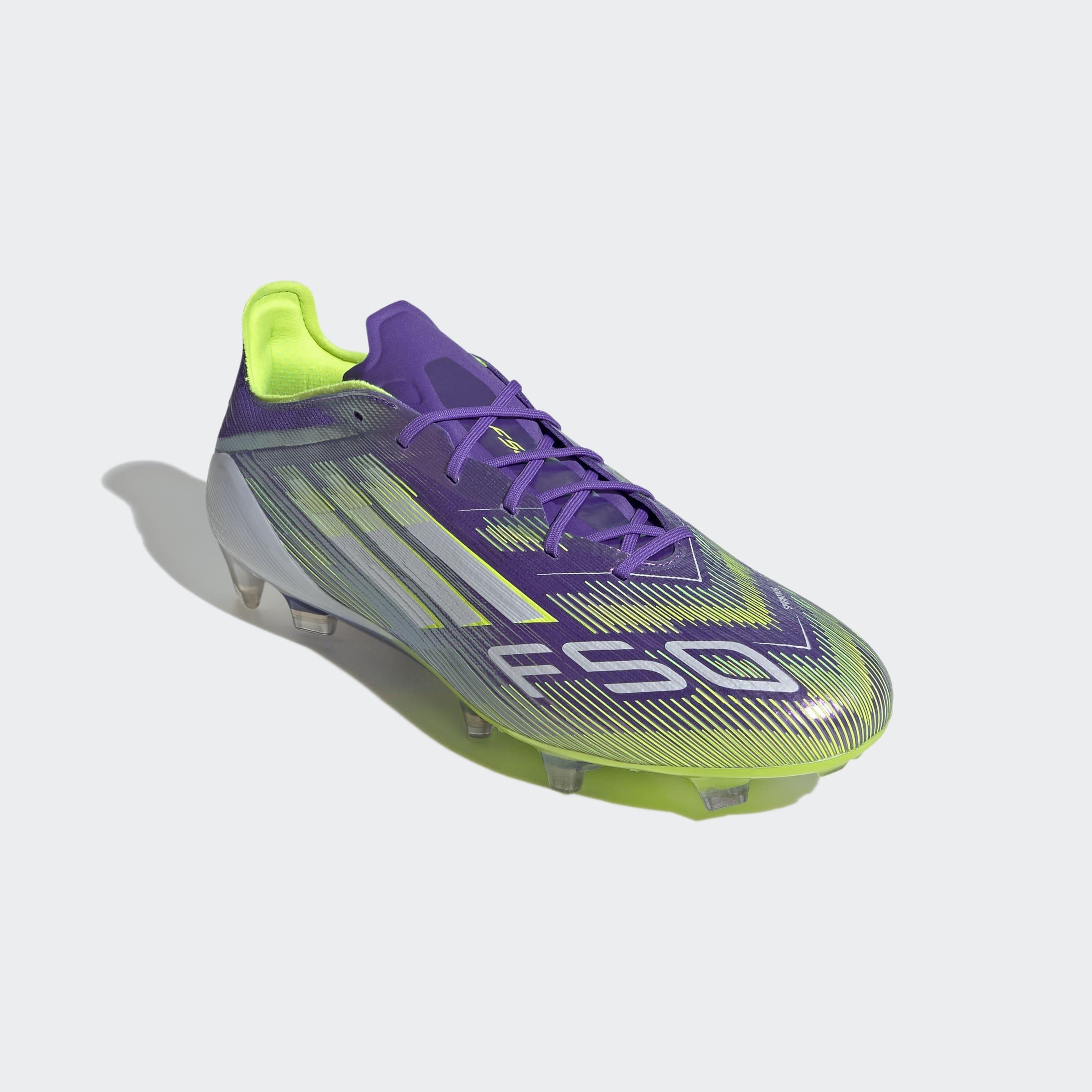 Unisex F50 Elite Firm Ground Boots, Purple, A901_ONE, large image number 2