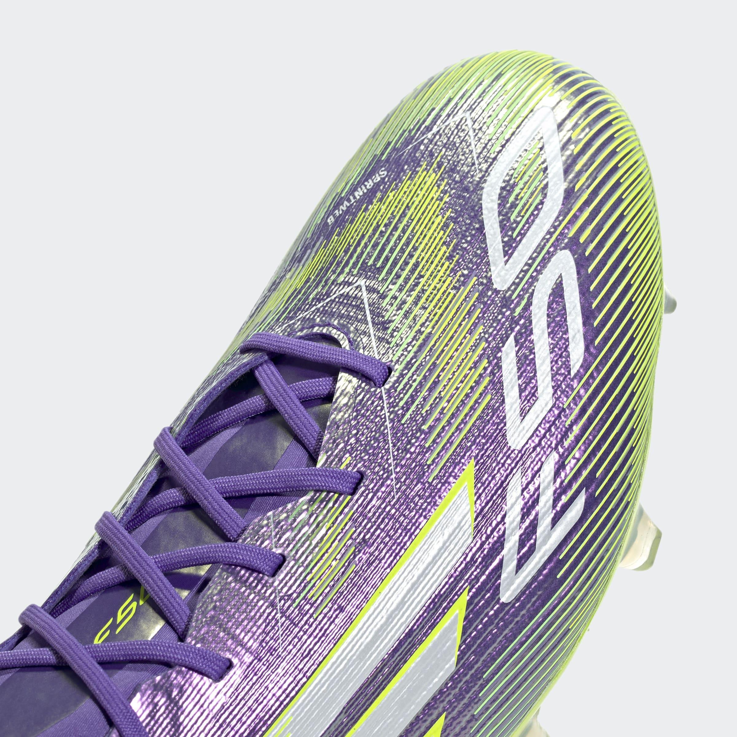 Unisex F50 Elite Firm Ground Boots, Purple, A901_ONE, large image number 4