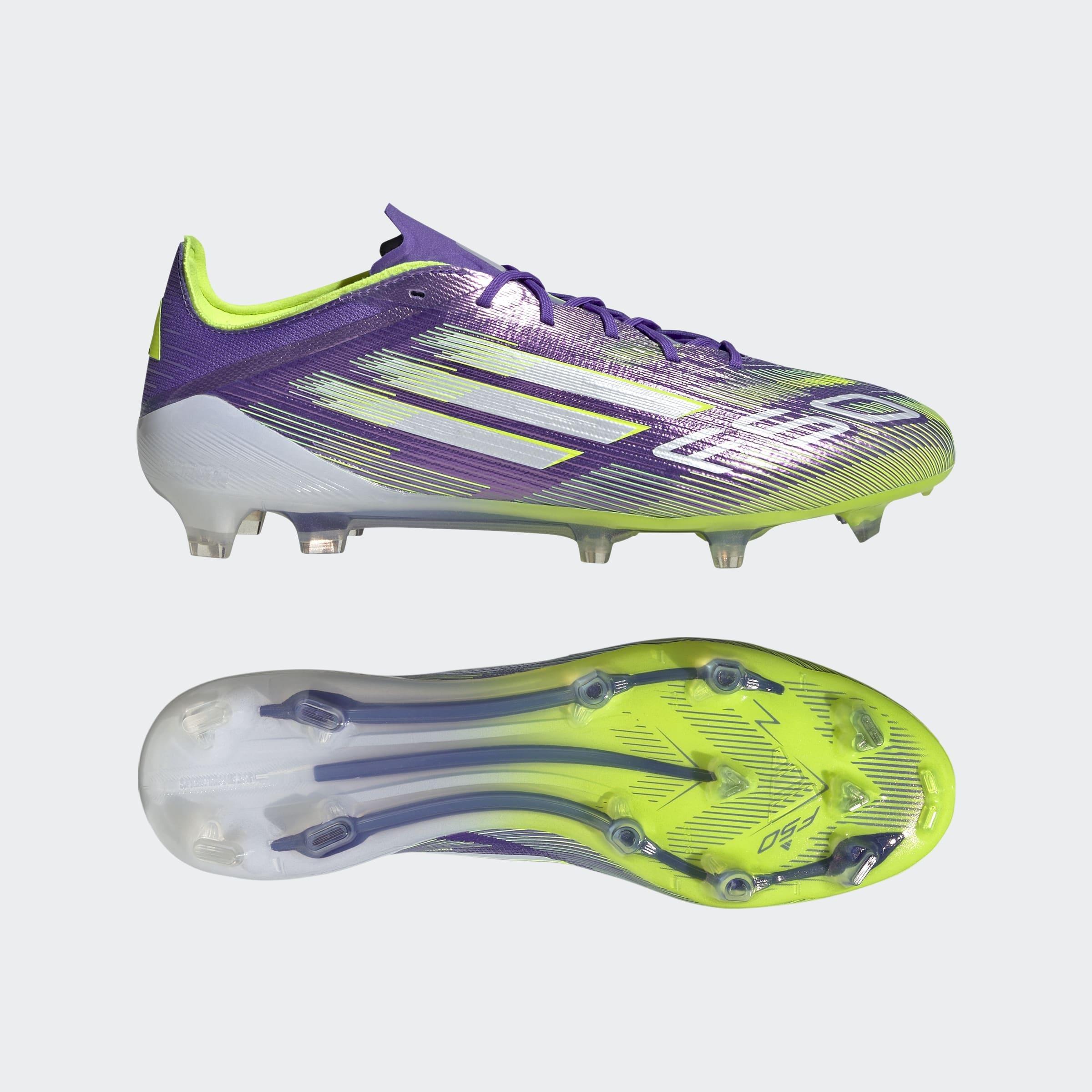 Unisex F50 Elite Firm Ground Boots, Purple, A901_ONE, large image number 7
