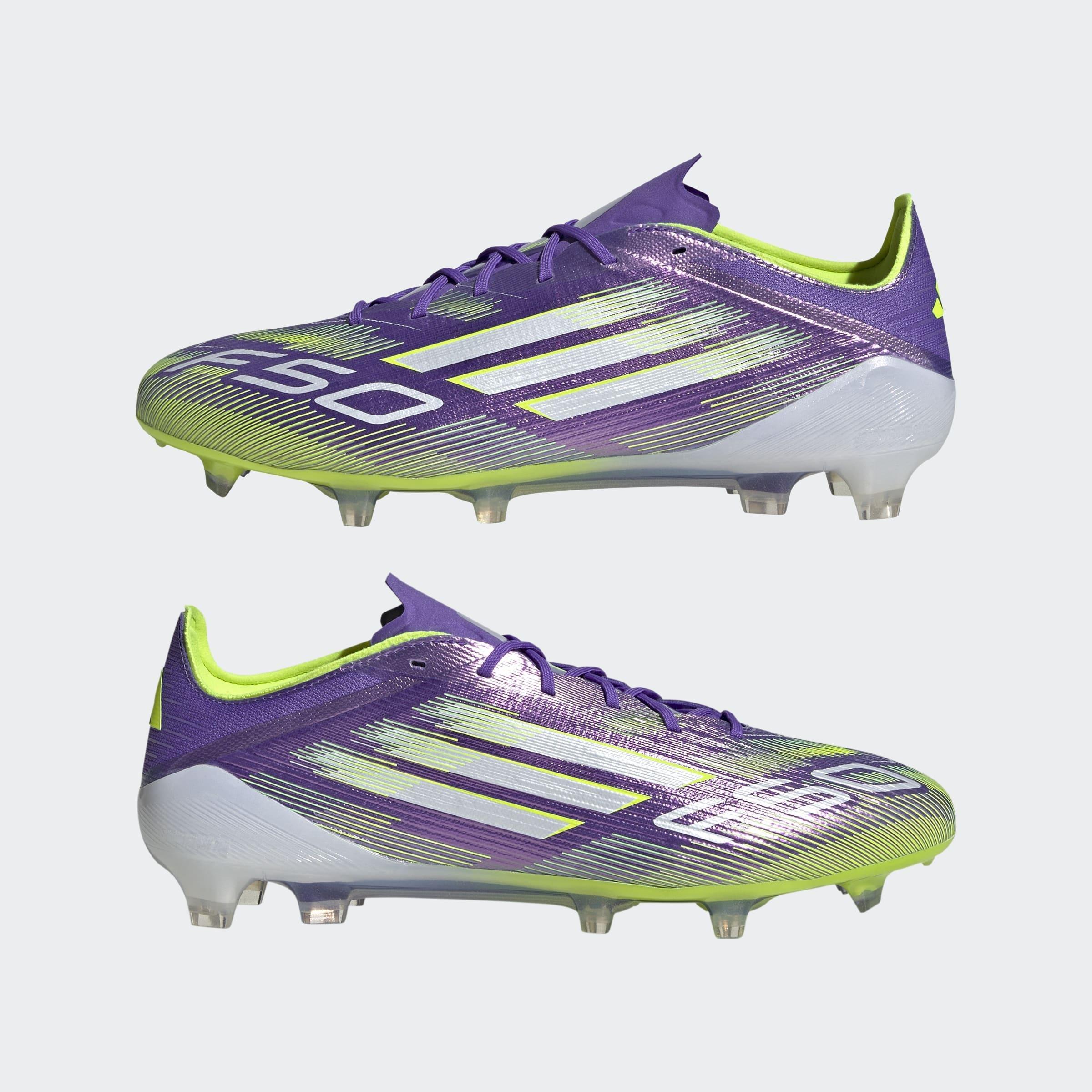 Unisex F50 Elite Firm Ground Boots, Purple, A901_ONE, large image number 9
