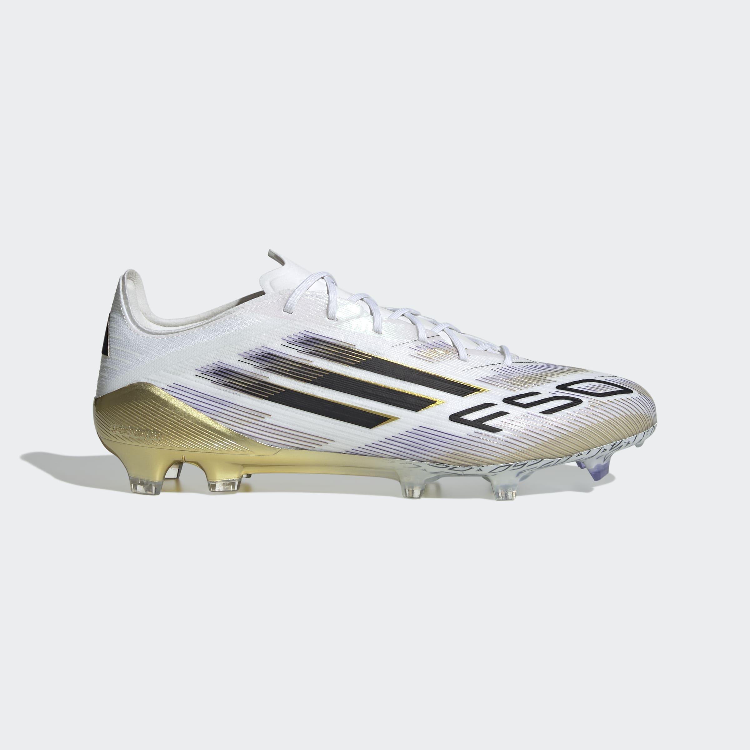 Unisex F50 Elite Firm Ground Boots, White, A901_ONE, large image number 0